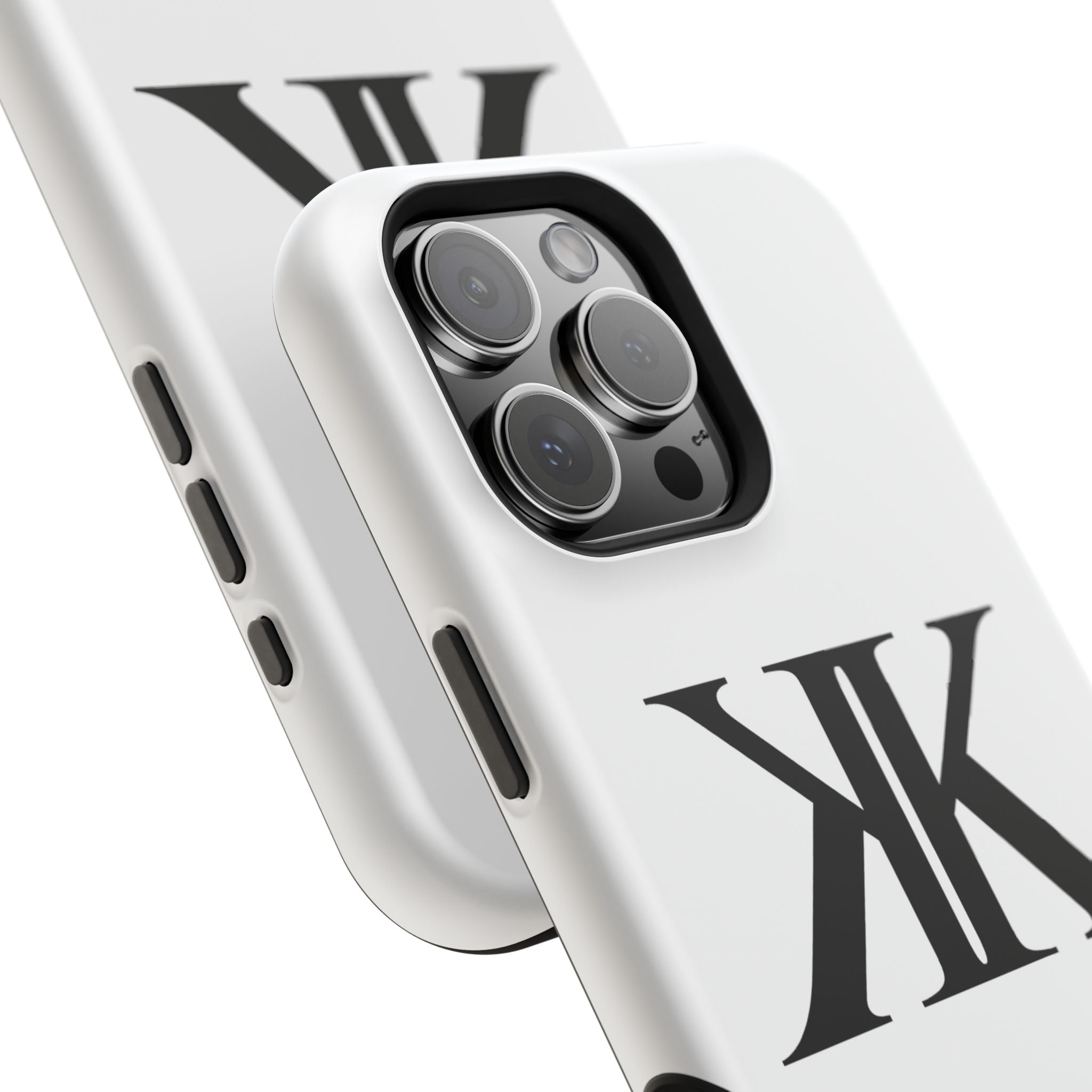 Magnetic Impact-Resistant Case with Bold KK Monogram