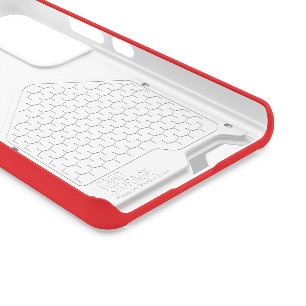 Kairos Kosmos RED Cardholder Phone Case — Slim Protective Wallet Case