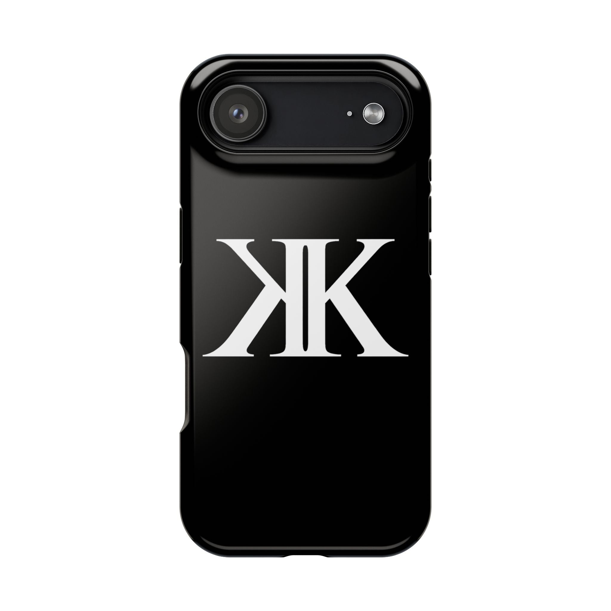 Magnetic Impact-Resistant BLACK Case with Bold KK Monogram