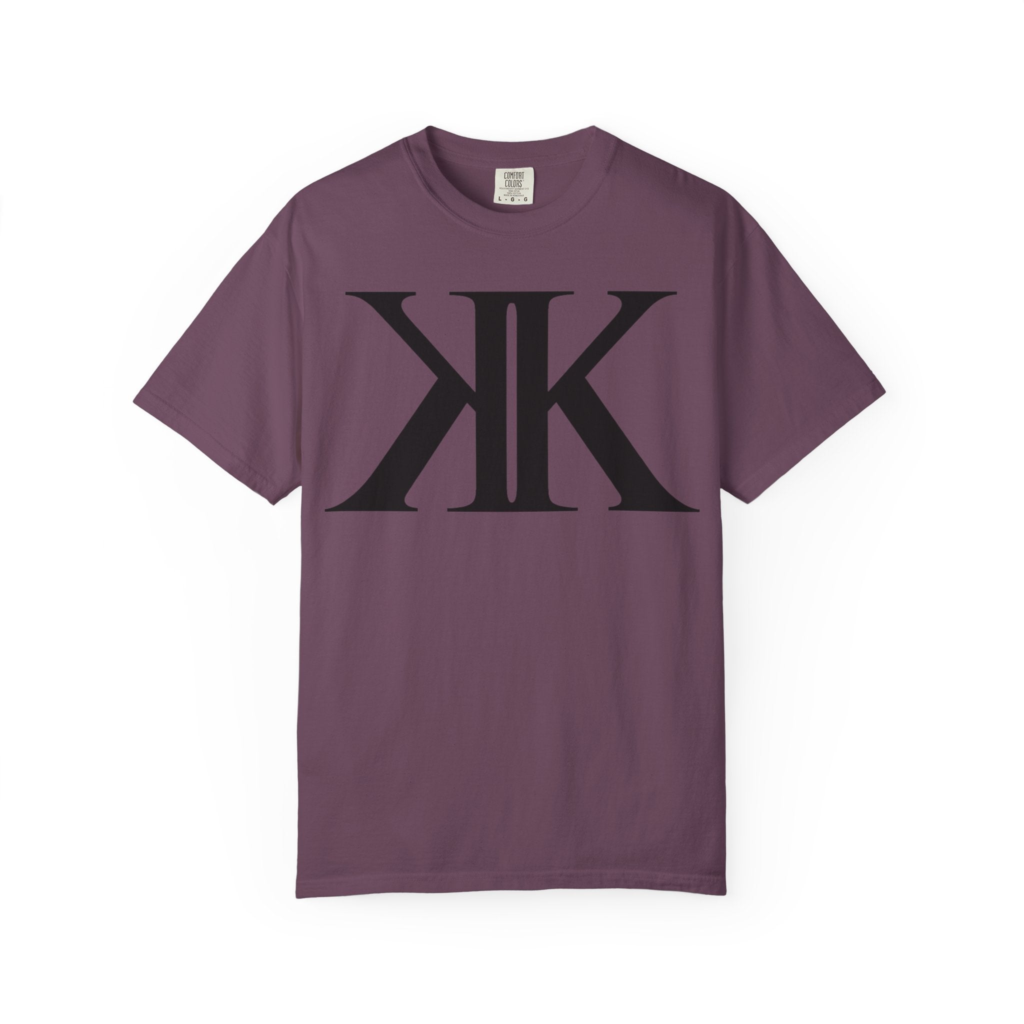 KK Monogram Tee — Bold Symmetrical Lettermark T-Shirt