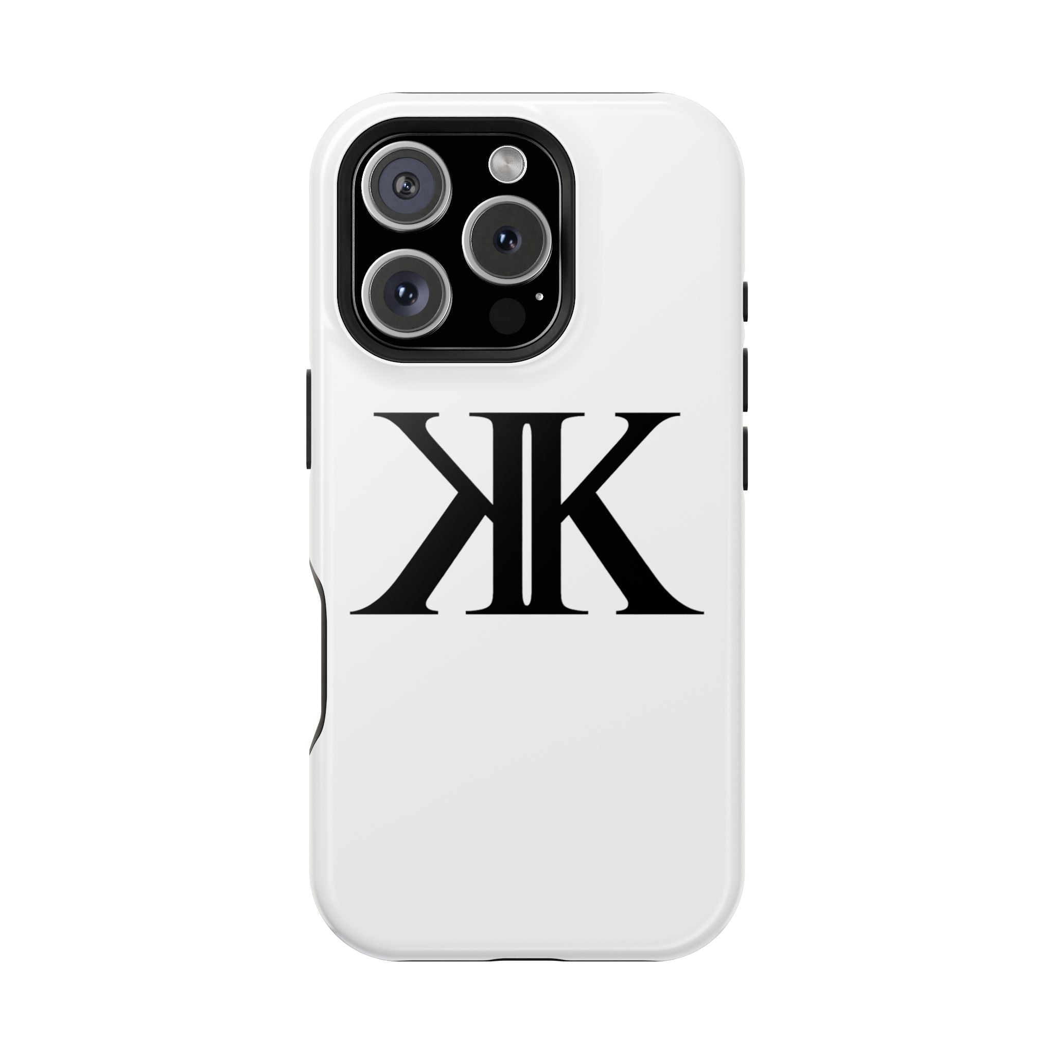 Magnetic Impact-Resistant Case with Bold KK Monogram
