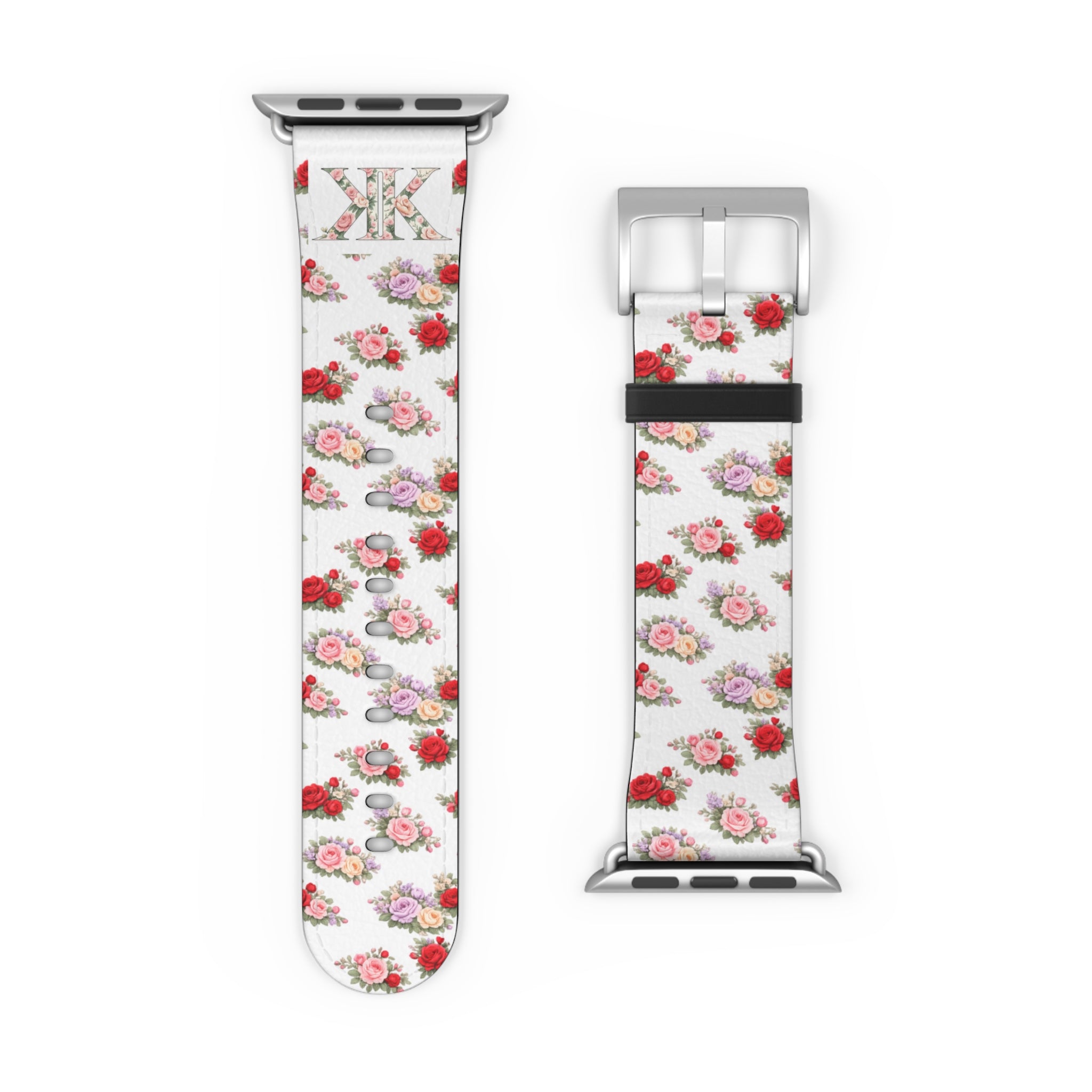 Anthos Collection Floral Vintage Watch Band — Apple Watch Strap