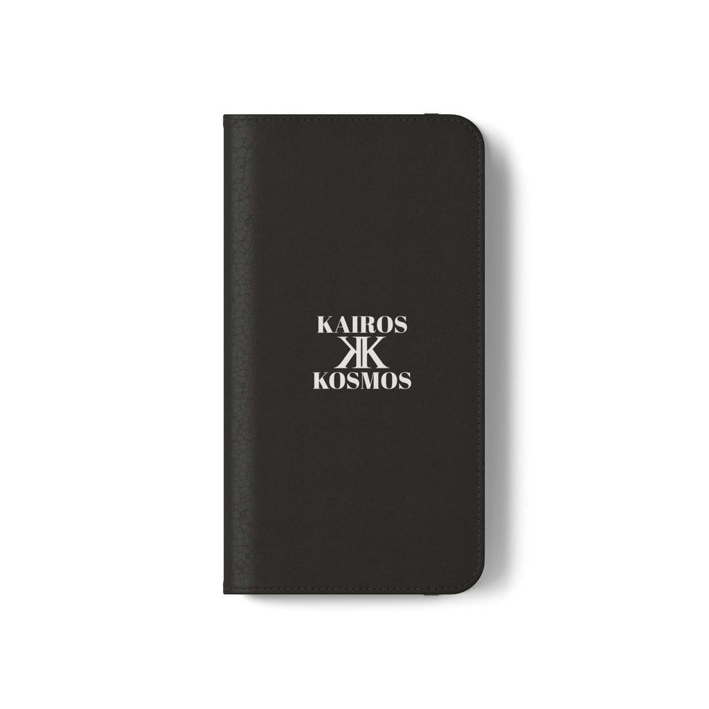 Kairos Kosmos Logo BLACK Flip Phone Case