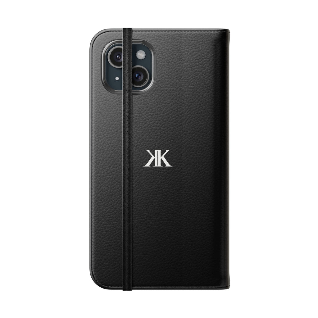 Kairos Kosmos Logo BLACK Flip Phone Case