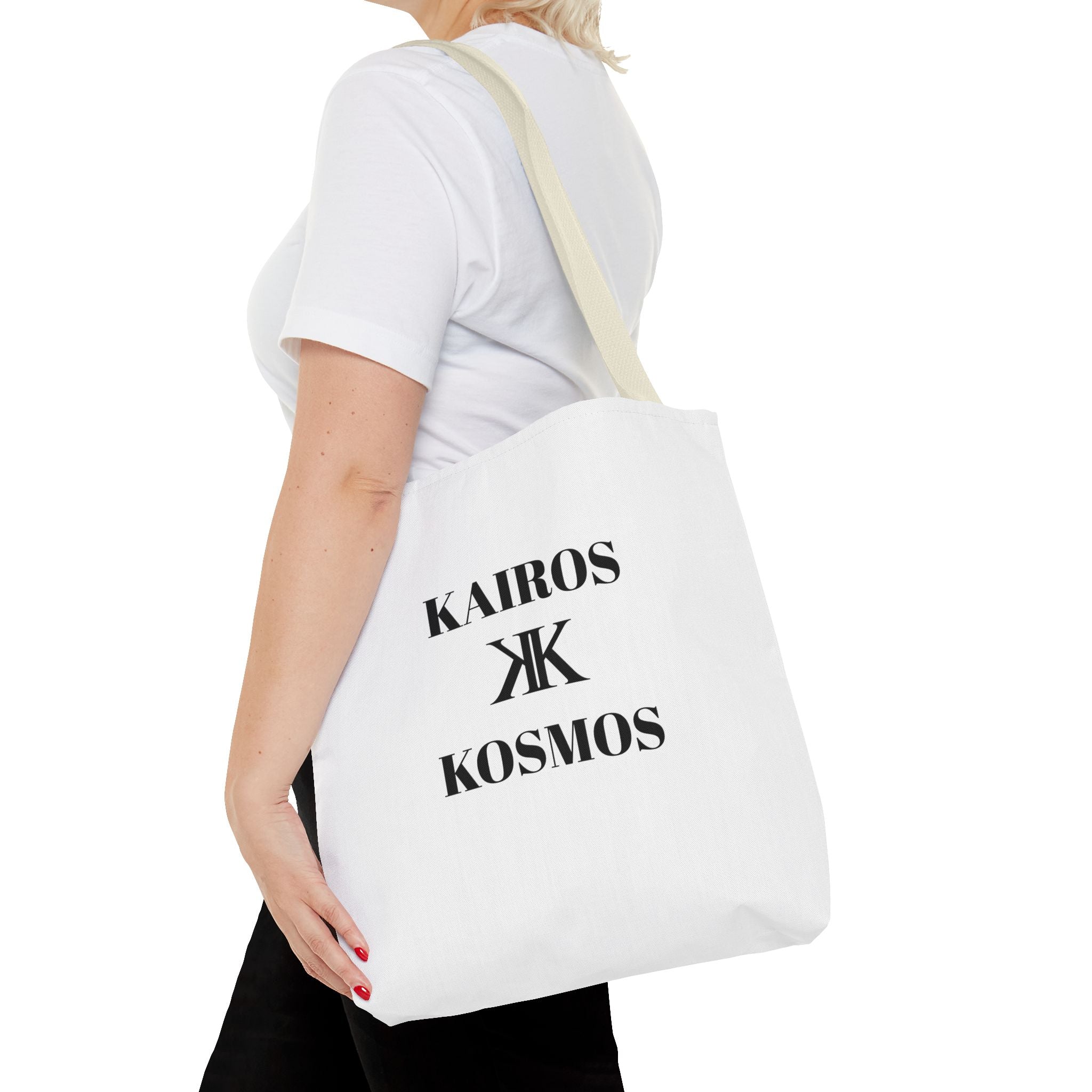 Kairos Kosmos Tote Bag – Minimalist Monogram Tote