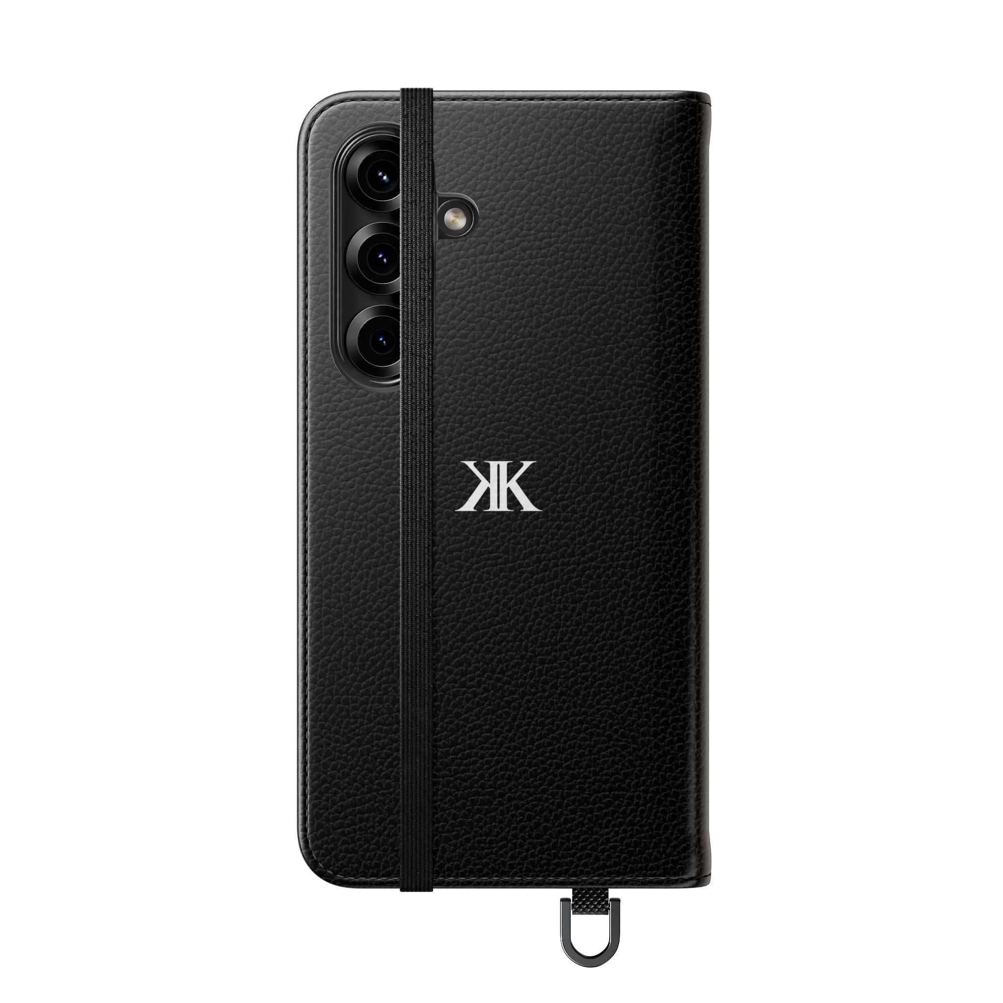 Kairos Kosmos Logo BLACK Flip Phone Case