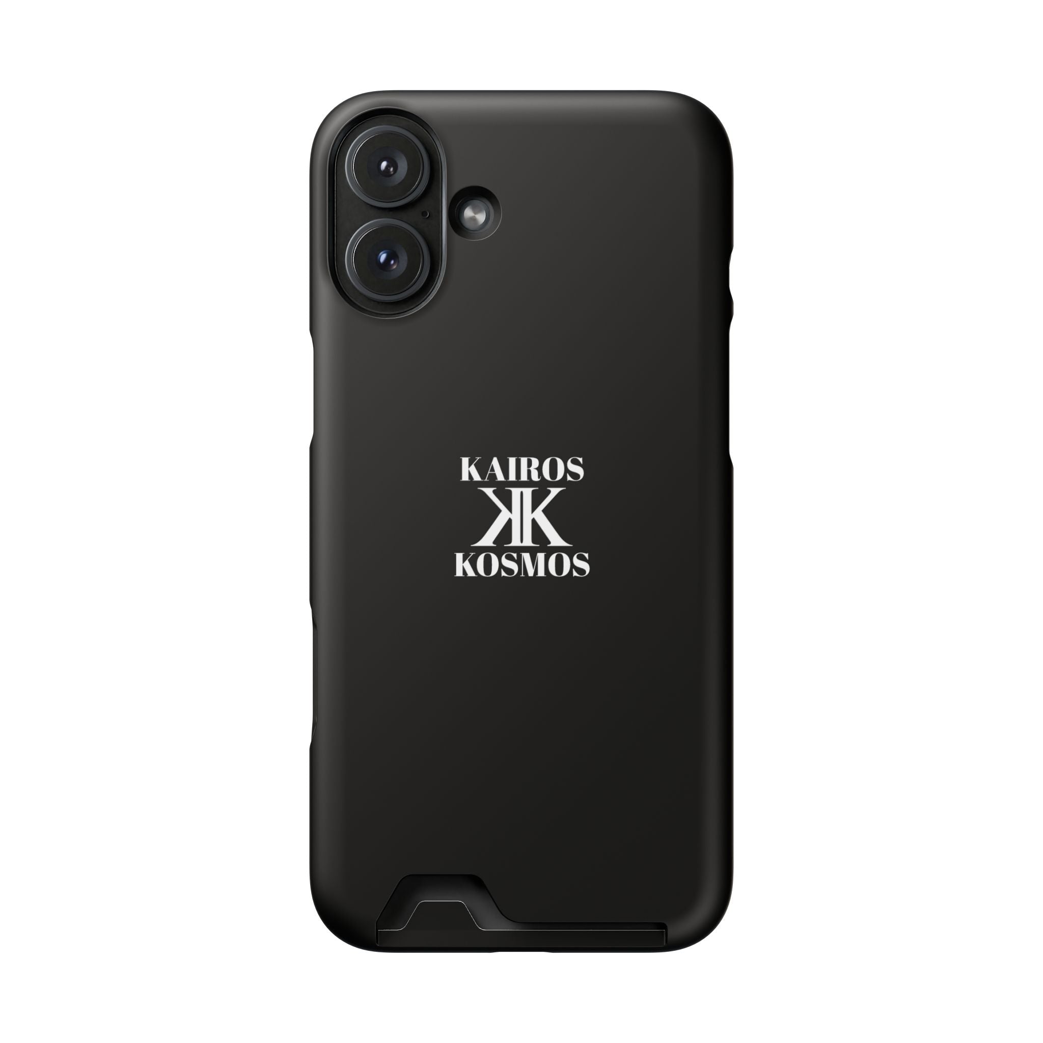 Kairos Kosmos BLACK Cardholder Phone Case — Slim Protective Wallet Case