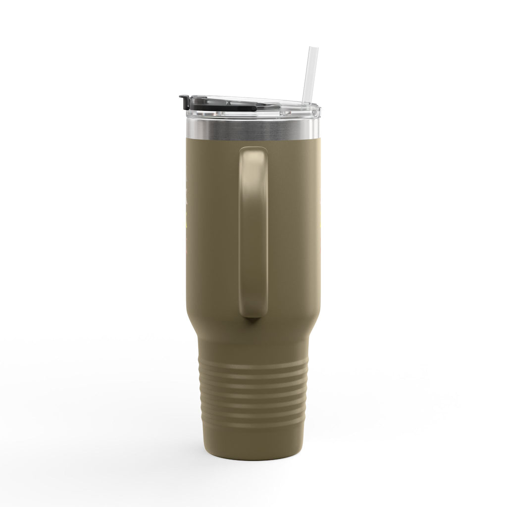 Sigil Collection 40oz Insulated Travel Mug — Vertical Monogram