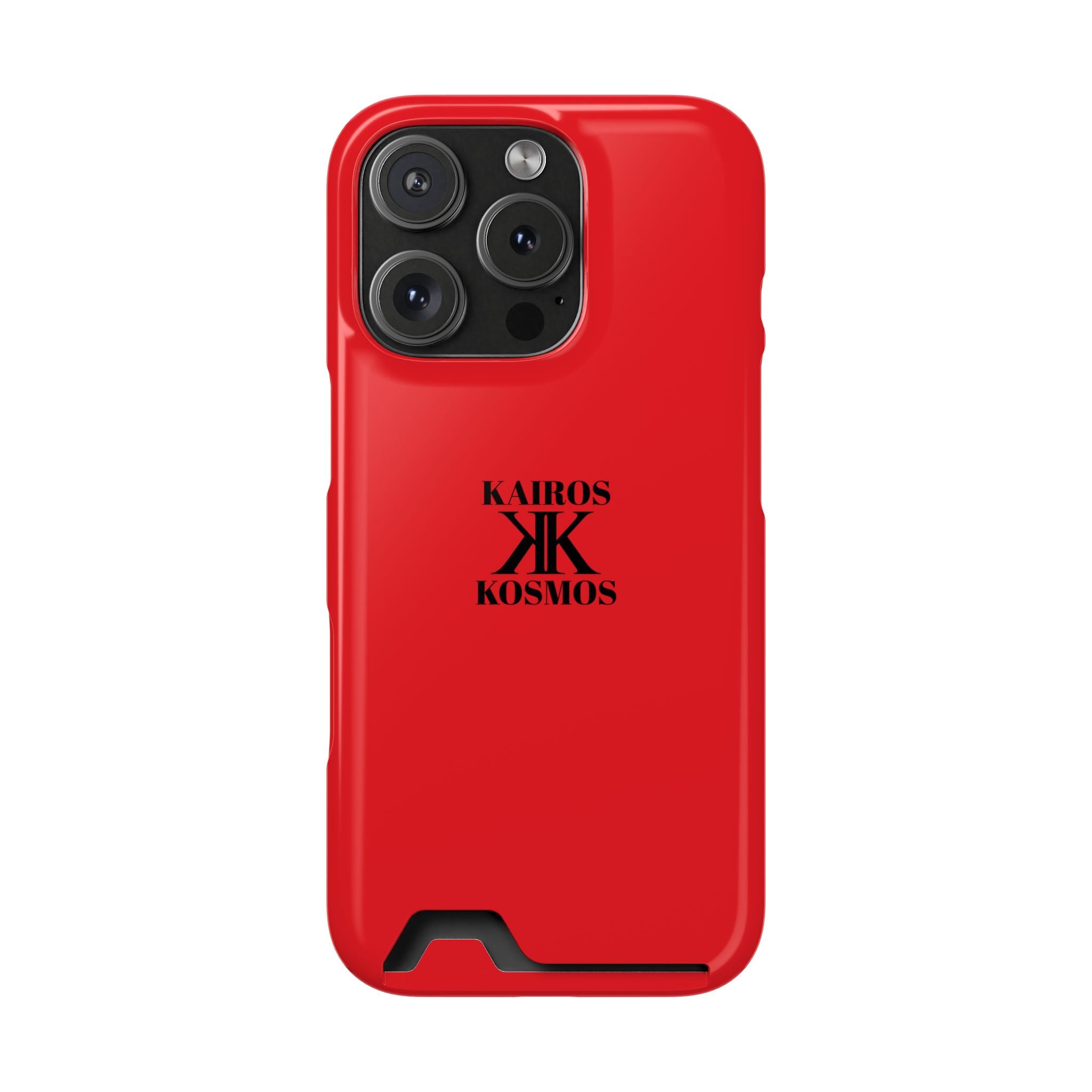 Kairos Kosmos RED Cardholder Phone Case — Slim Protective Wallet Case