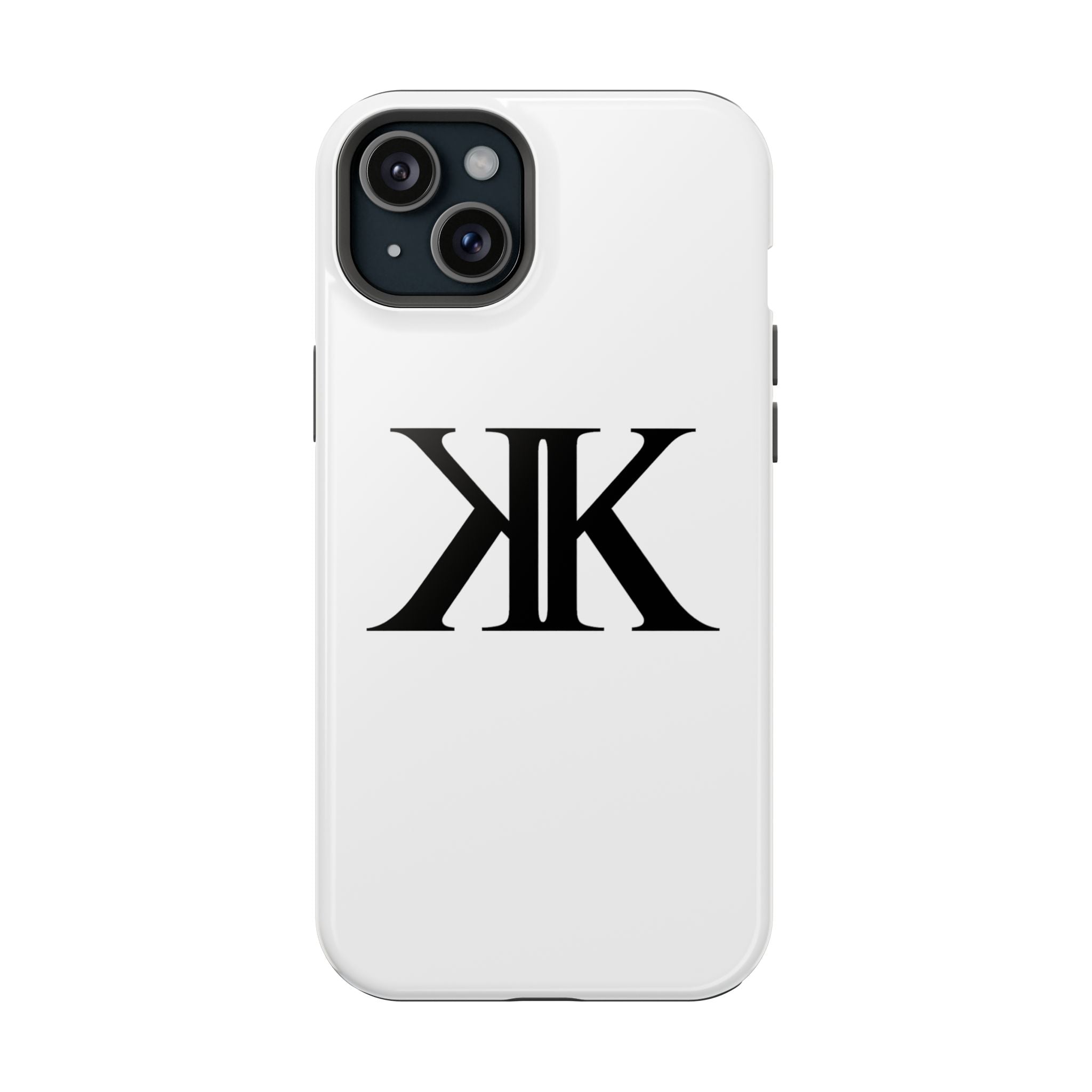 Magnetic Impact-Resistant Case with Bold KK Monogram