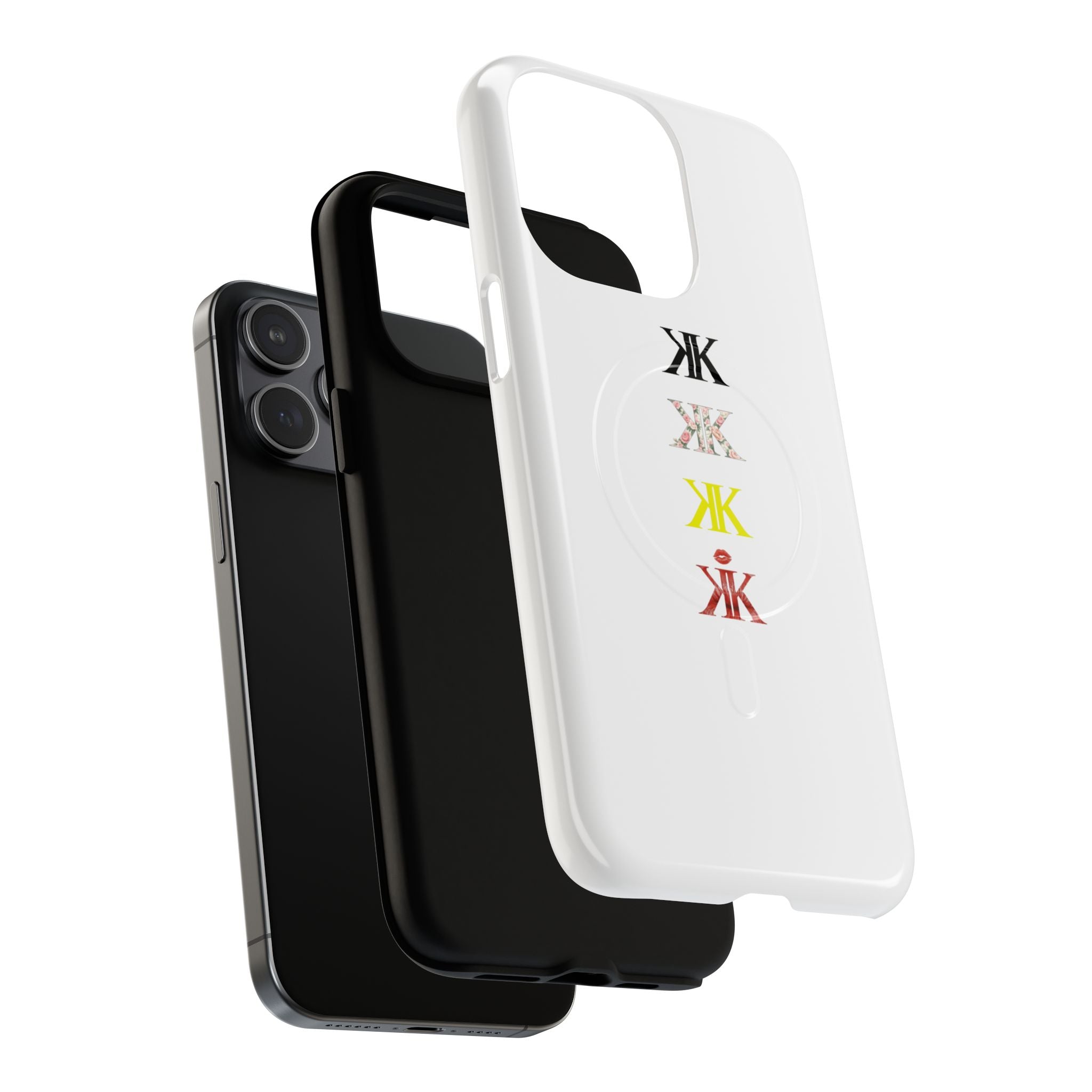 Sigil Collection Phone Case — Minimalist Monogram Stack Tough Magnetic Case
