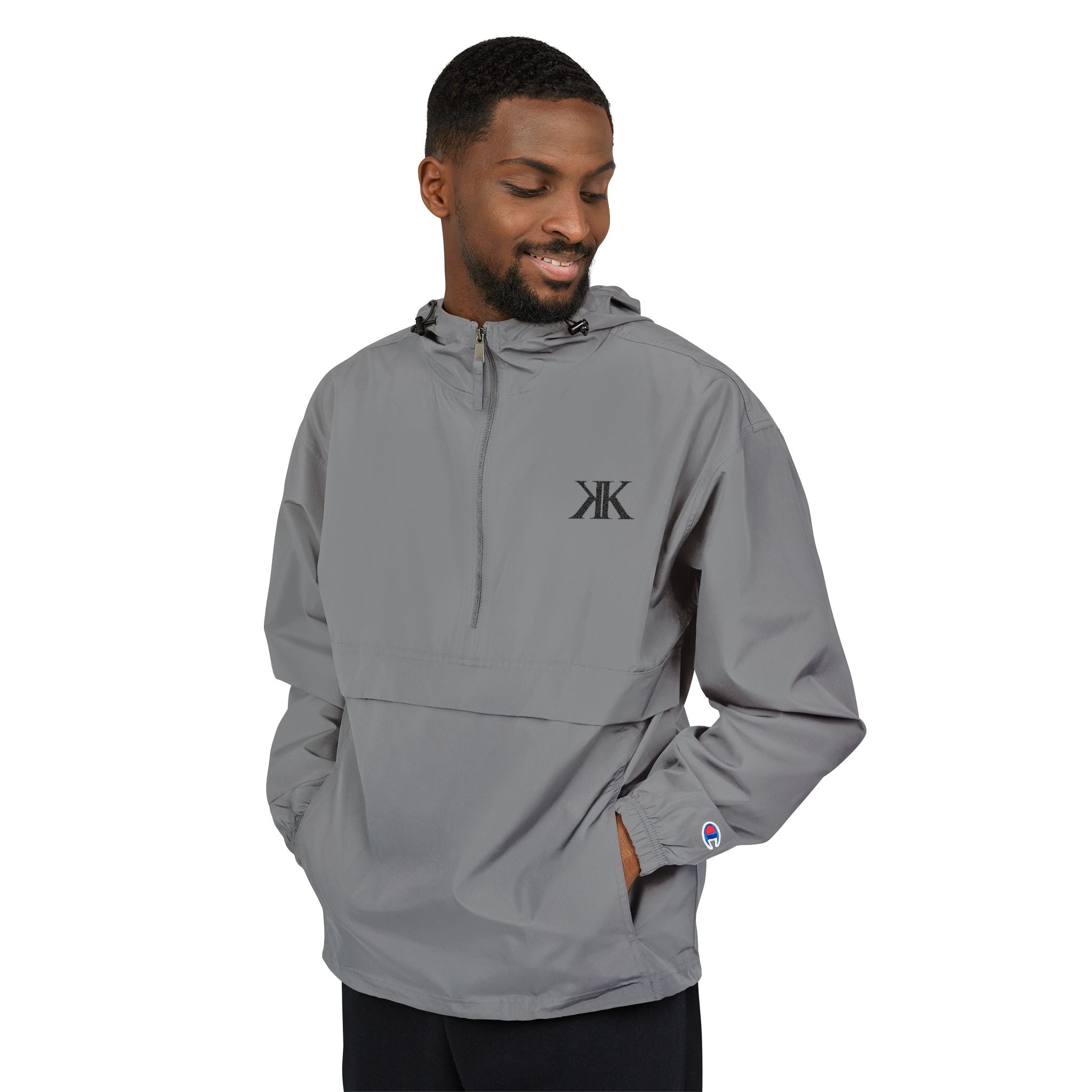 Champion® Packable Anorak Jacket — Lightweight Hooded Windbreaker for Travel & Outdoor