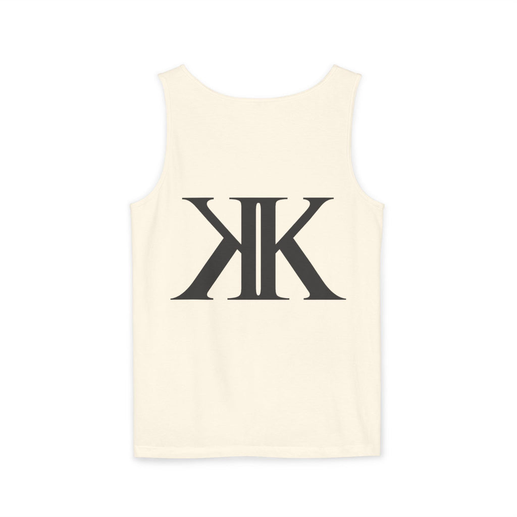 KK Monogram Tank Top — Minimalist Logo Graphic Tank