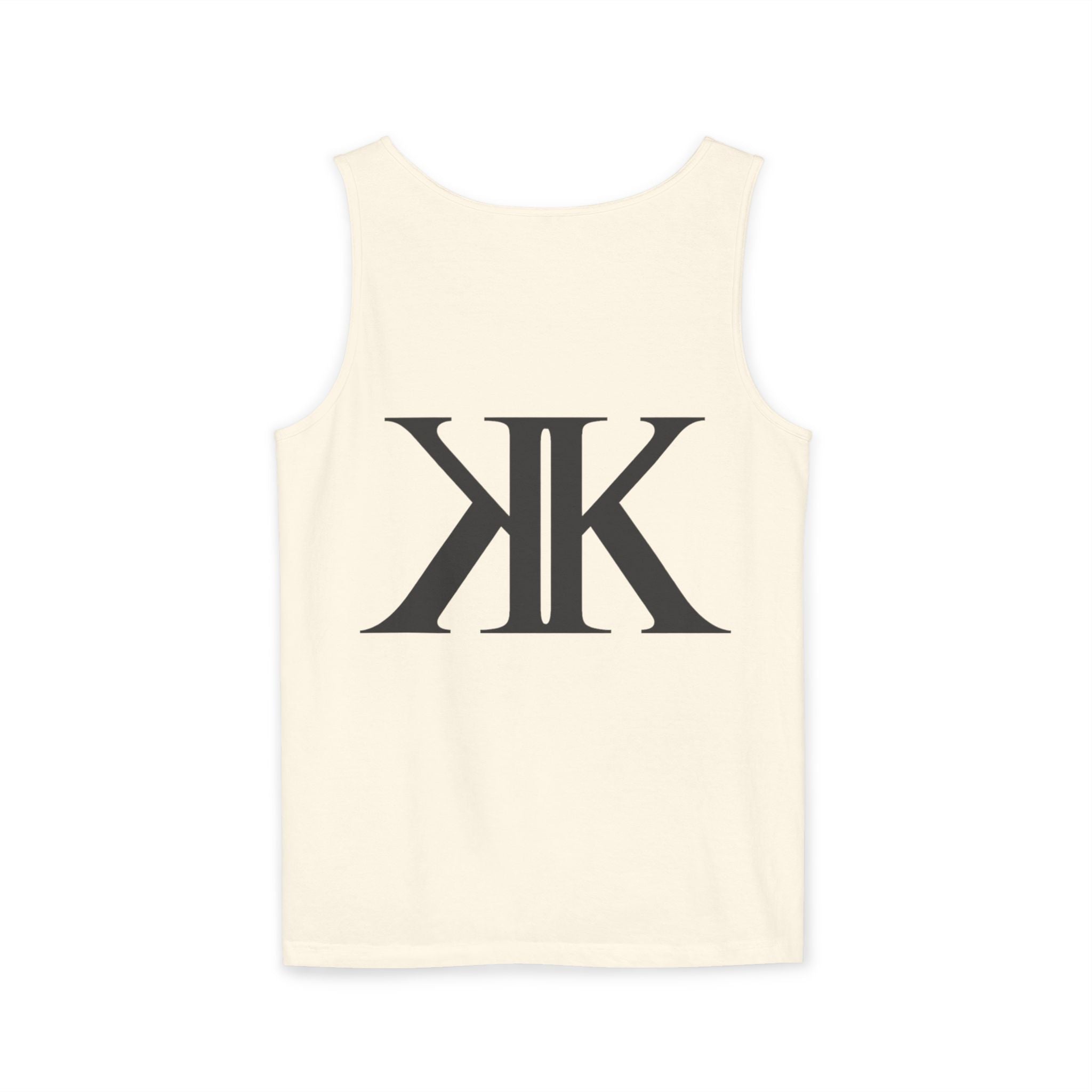 KK Monogram Tank Top — Minimalist Logo Graphic Tank