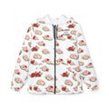 Anthos Collection Floral Rose Panel Windbreaker Jacket