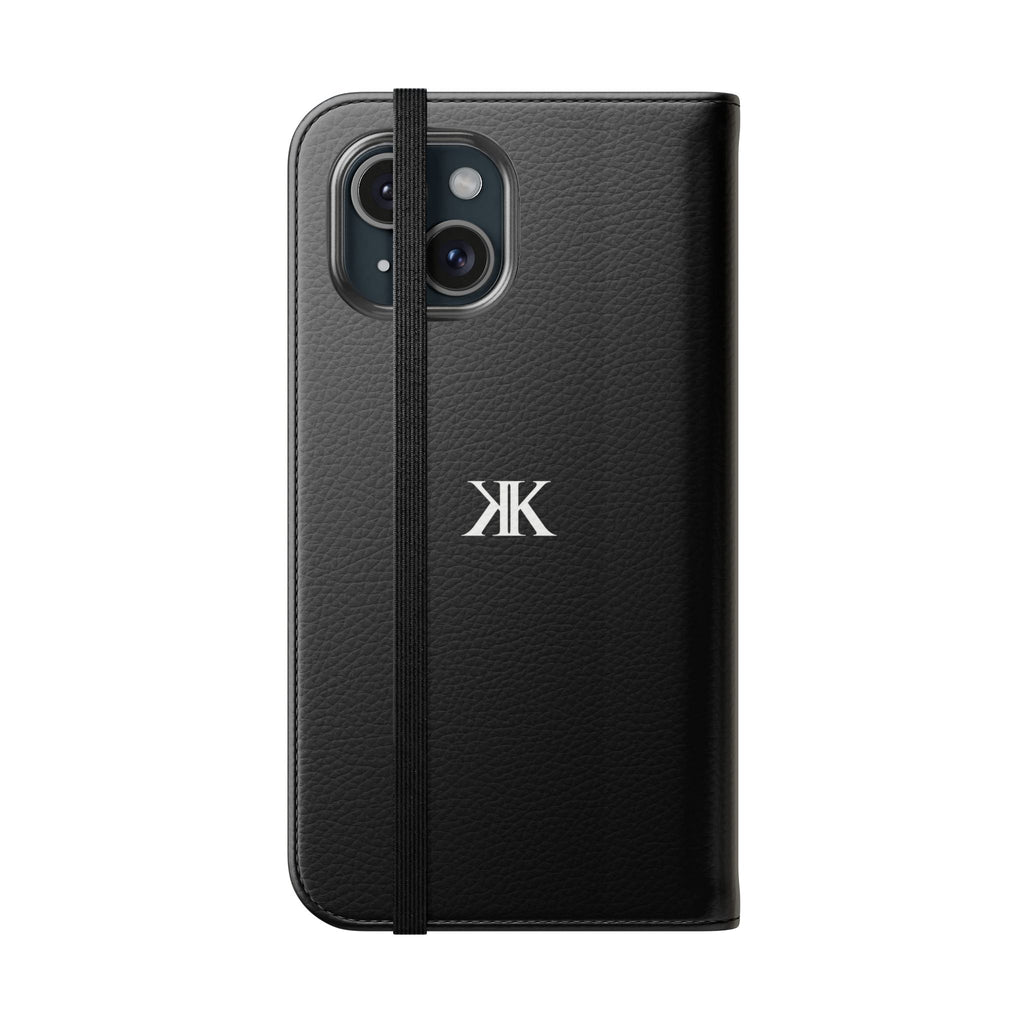 Kairos Kosmos Logo BLACK Flip Phone Case