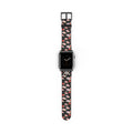 Anthos Collection BLACK Floral Vintage Watch Band — Apple Watch Strap