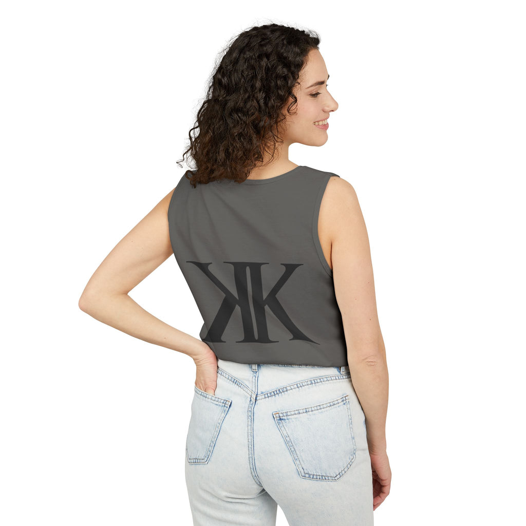 KK Monogram Tank Top — Minimalist Logo Graphic Tank