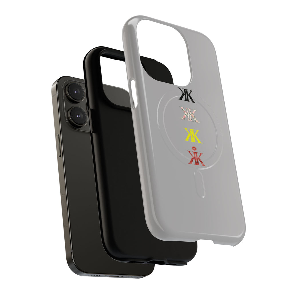 Sigil Collection Phone Case — Minimalist Monogram Stack Tough Magnetic Case