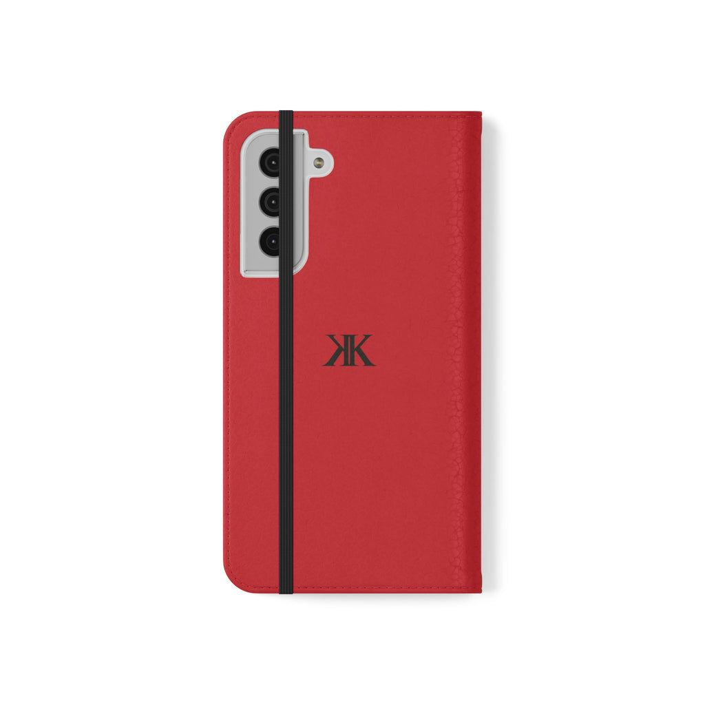 Kairos Kosmos Logo RED Flip Phone Case