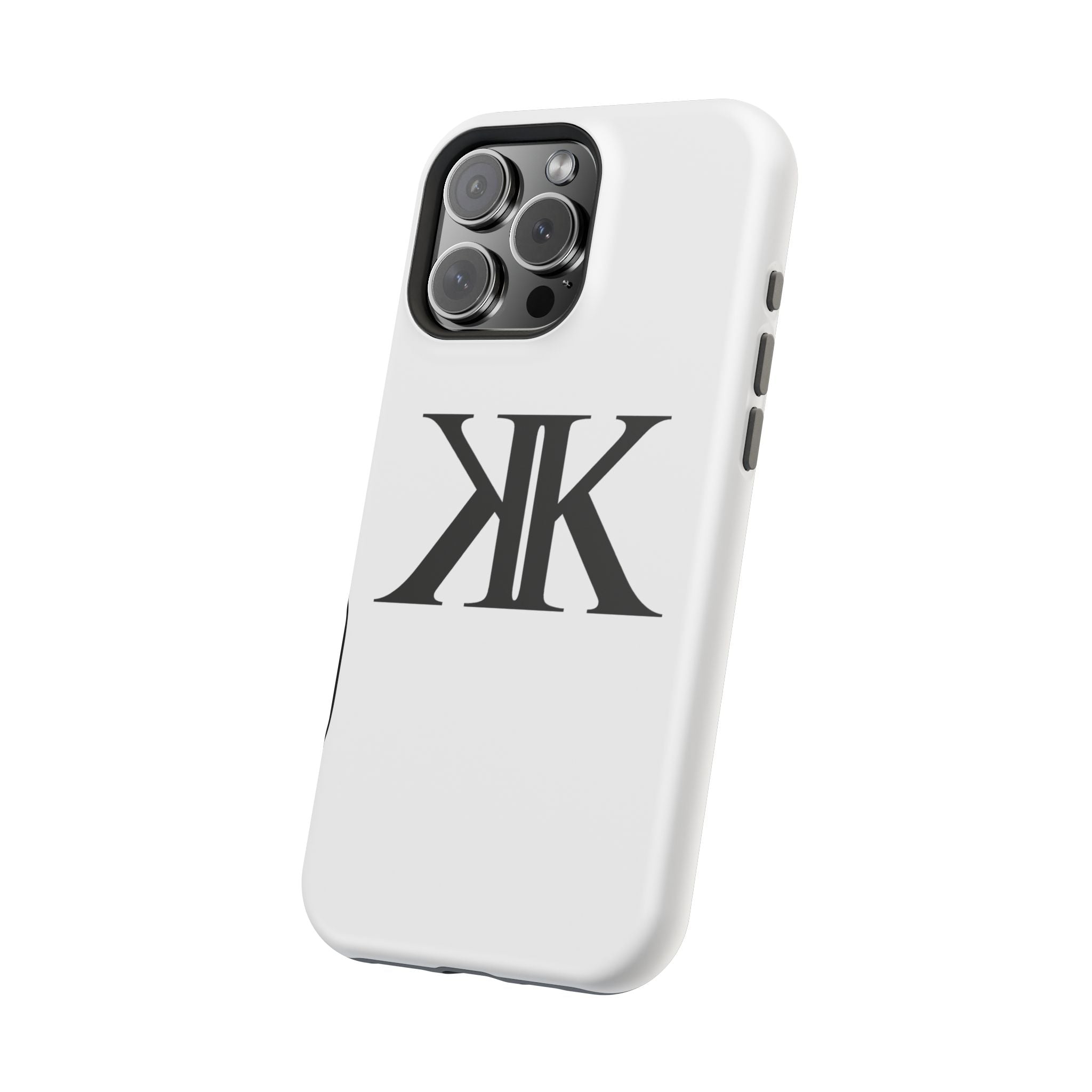 Magnetic Impact-Resistant Case with Bold KK Monogram