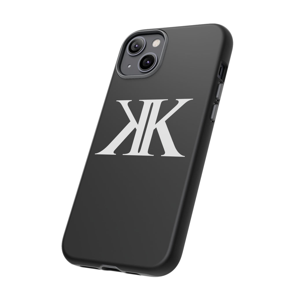 Monogram KK Phone Case BLACK — Tough Protective iPhone Cover