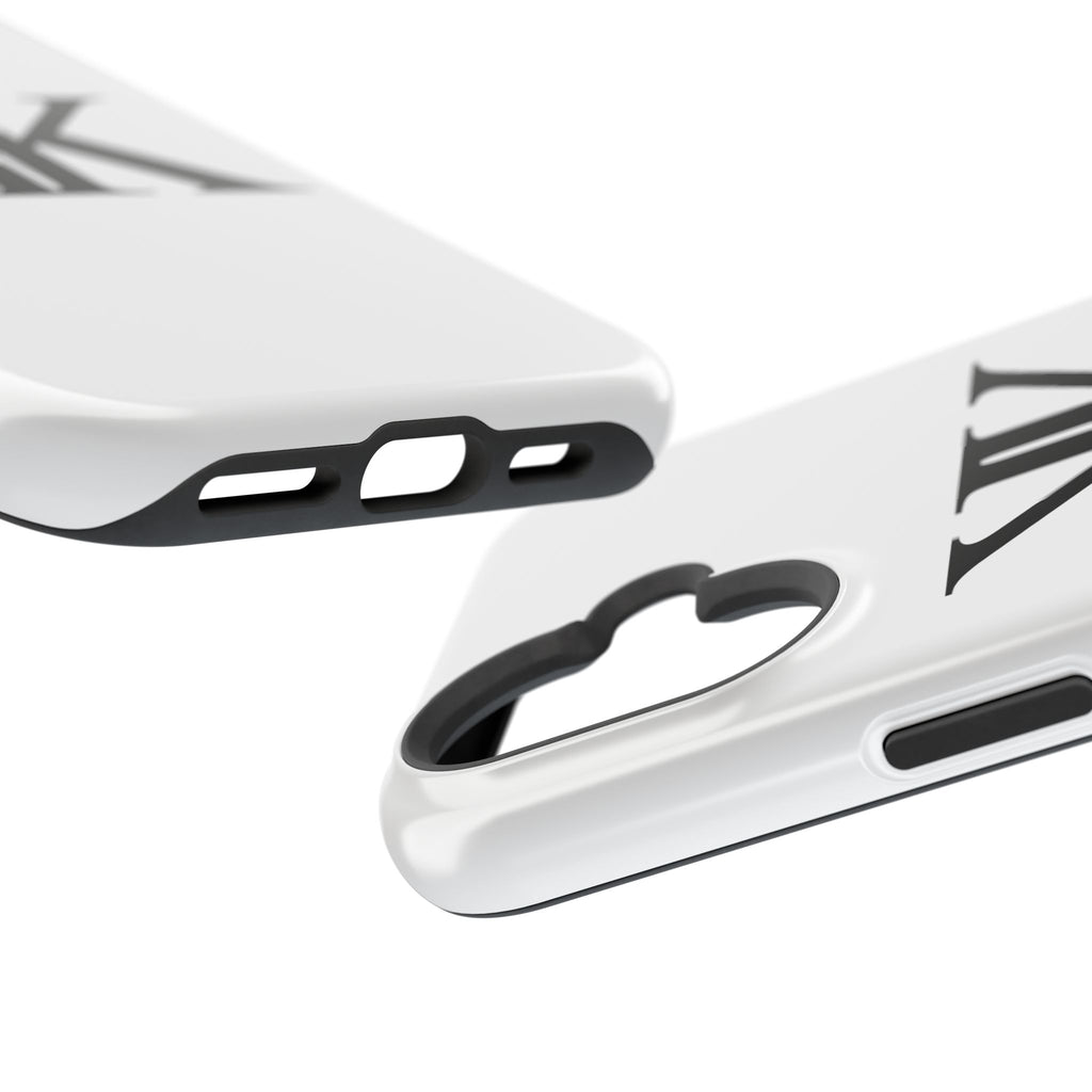 Magnetic Impact-Resistant Case with Bold KK Monogram