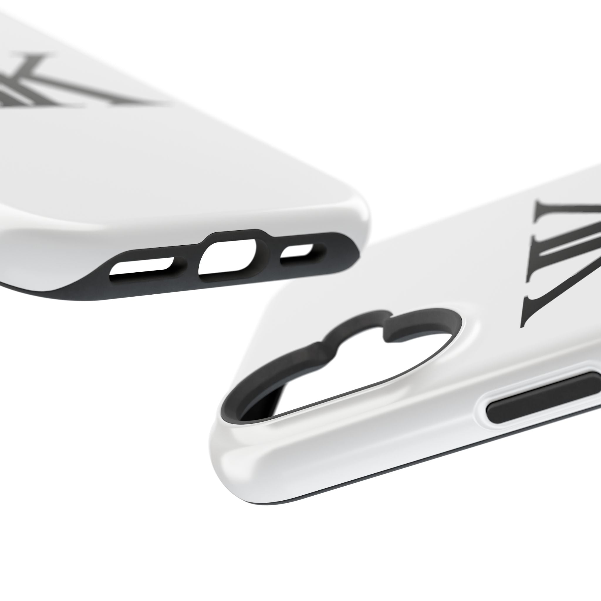 Magnetic Impact-Resistant Case with Bold KK Monogram