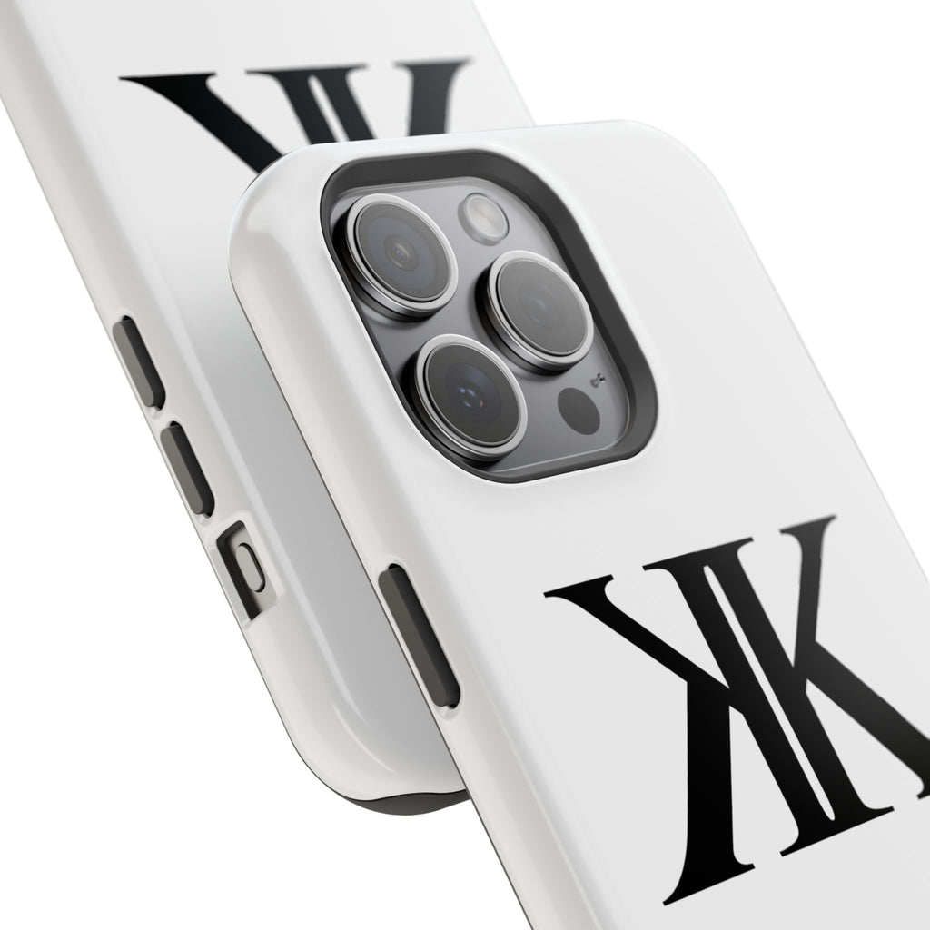 Magnetic Impact-Resistant Case with Bold KK Monogram
