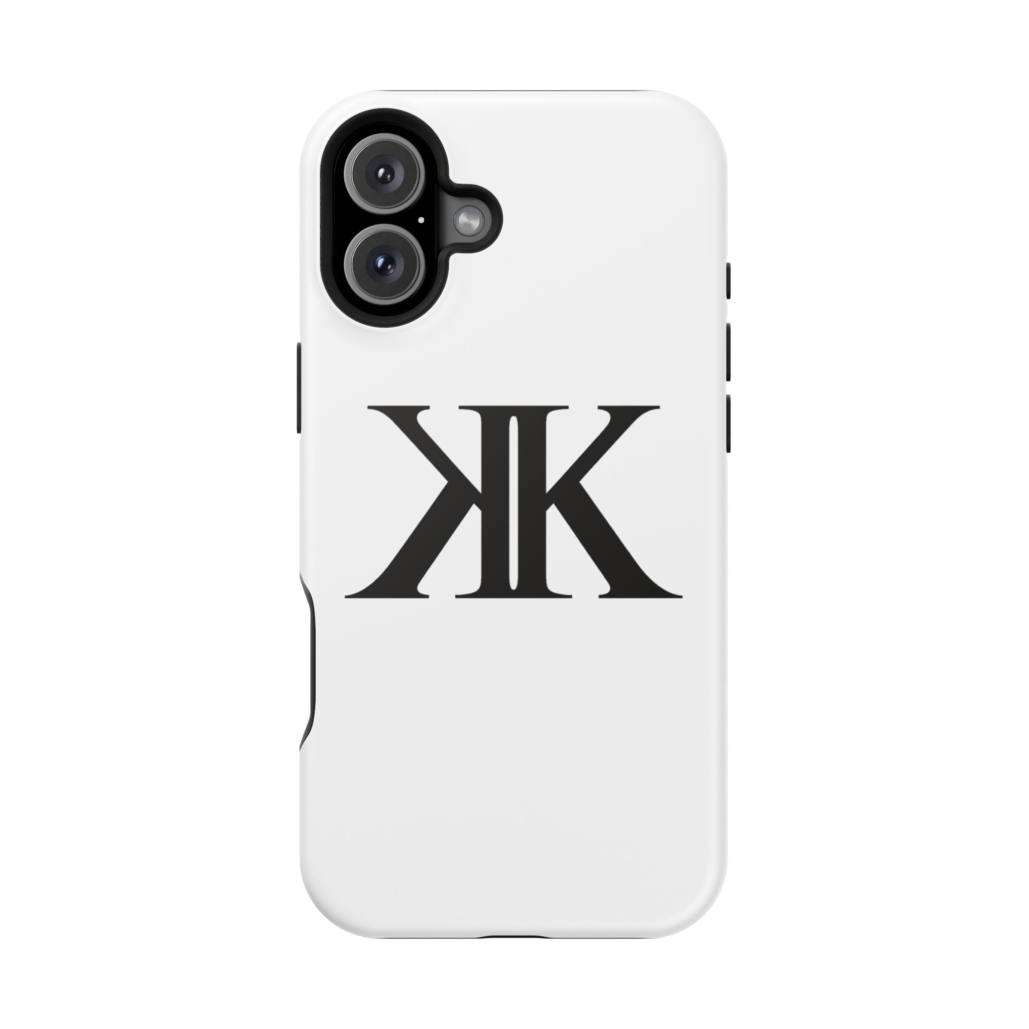 Magnetic Impact-Resistant Case with Bold KK Monogram