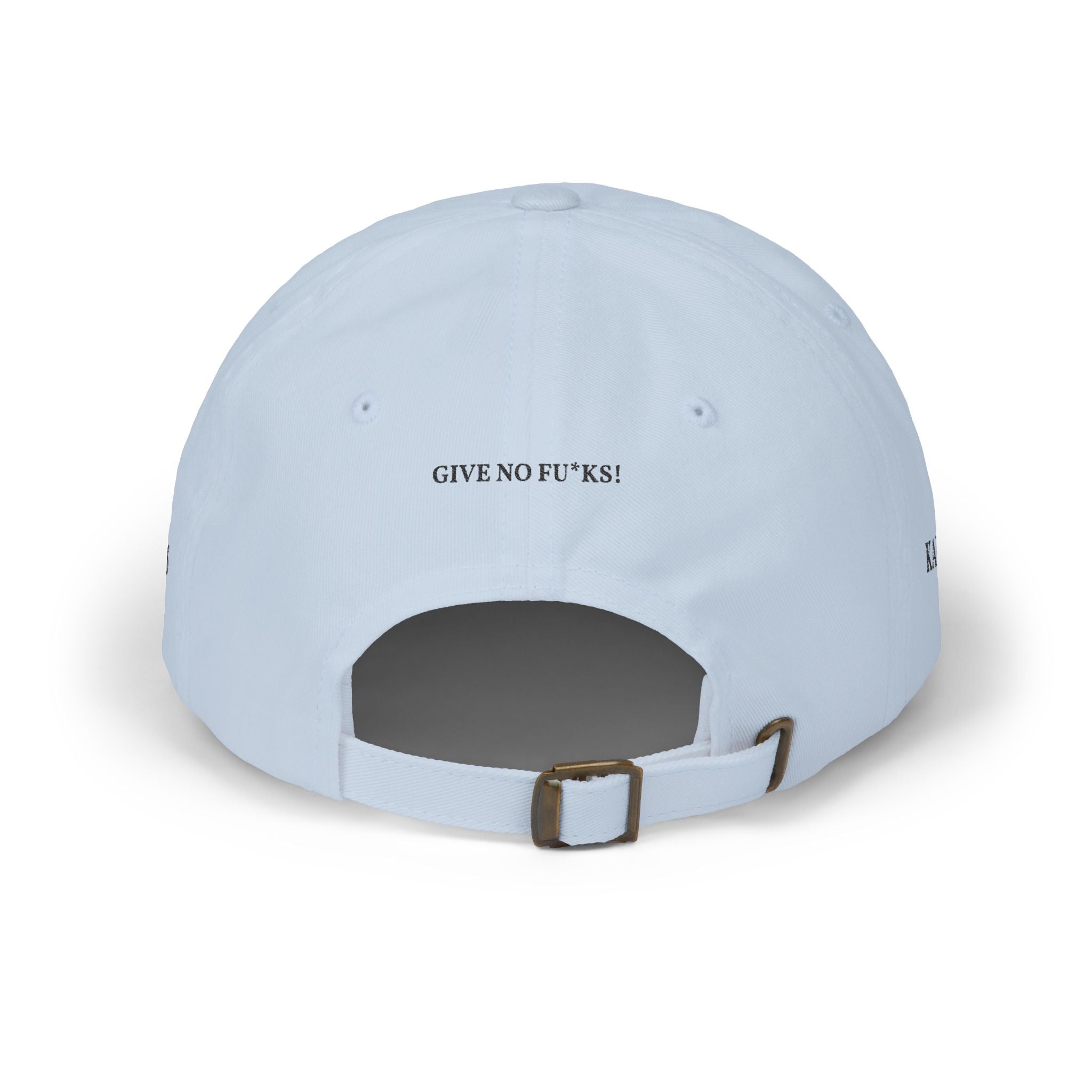 Sigil Collection Dad Cap — Minimalist Multicolor Emblem "GIVE NO F*KS" Embroidered Hat