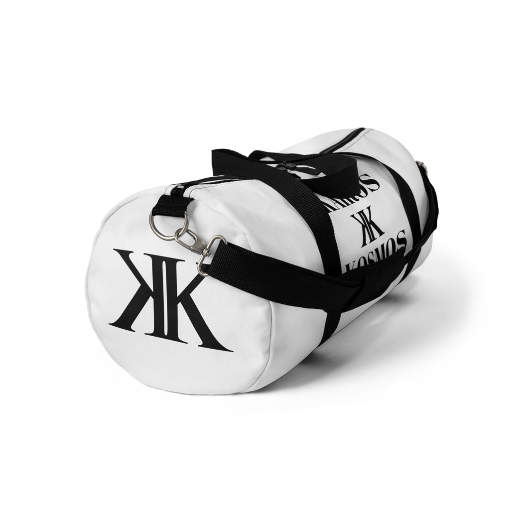 Kairos Kosmos Duffel Bag — White Gym & Travel Weekender
