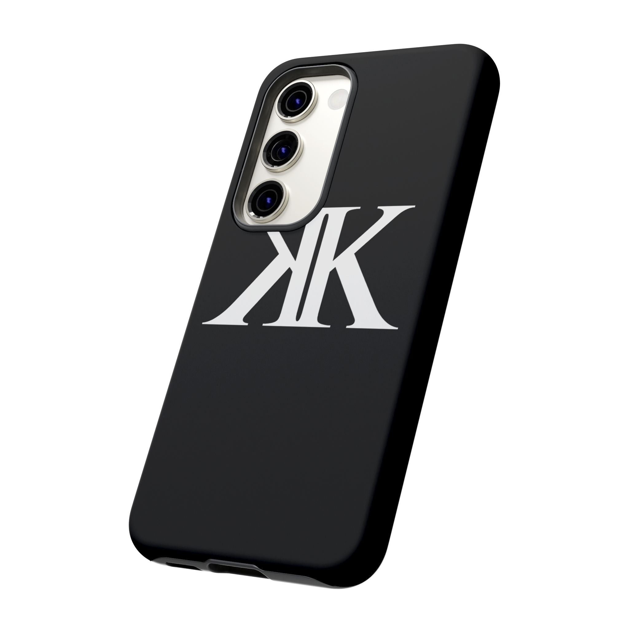 Monogram KK Phone Case BLACK — Tough Protective iPhone Cover