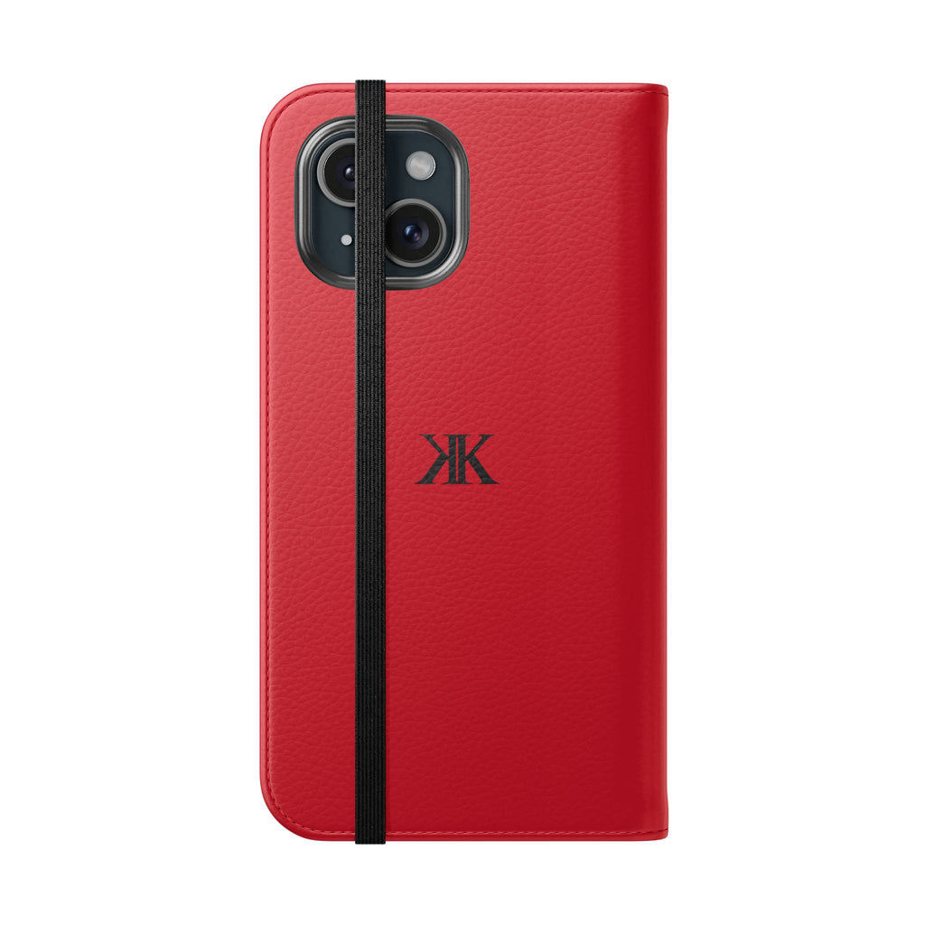 Kairos Kosmos Logo RED Flip Phone Case