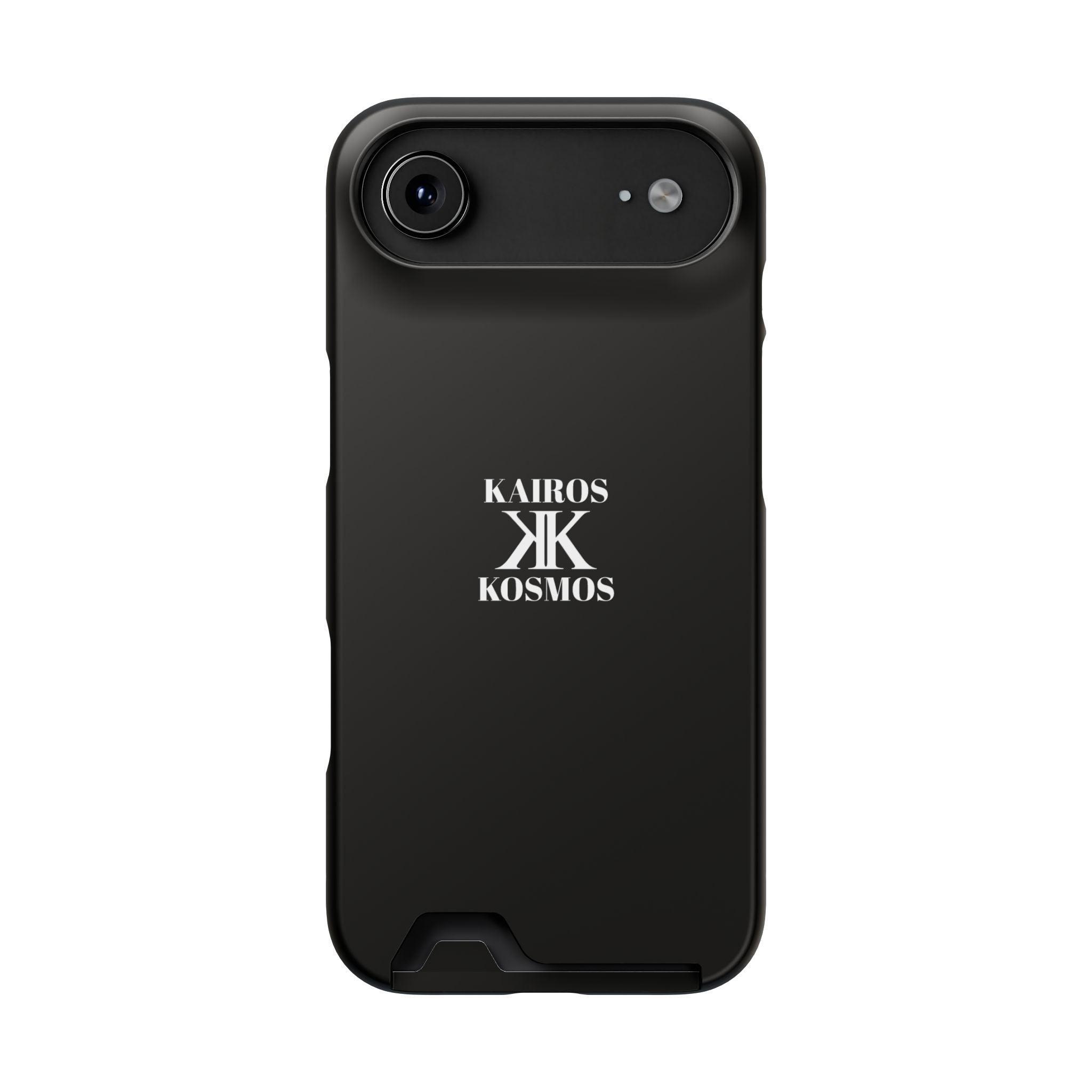 Kairos Kosmos BLACK Cardholder Phone Case — Slim Protective Wallet Case