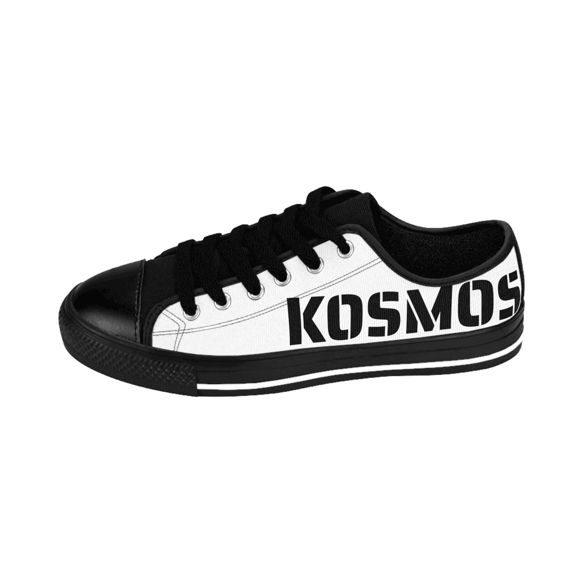 Kairos Kosmos Men’s Sneakers — Bold Black & White Streetwear Shoes