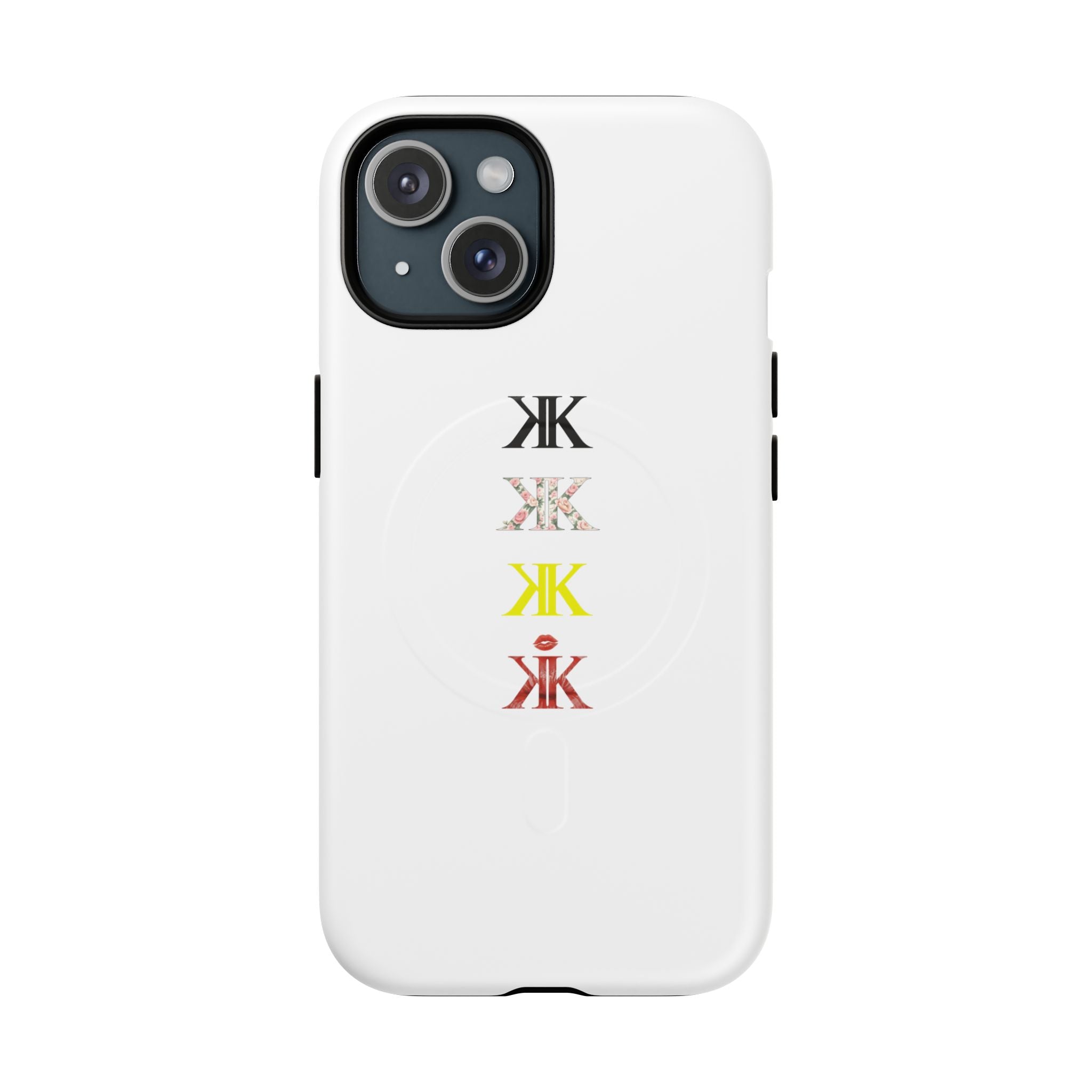 Sigil Collection Phone Case — Minimalist Monogram Stack Tough Magnetic Case