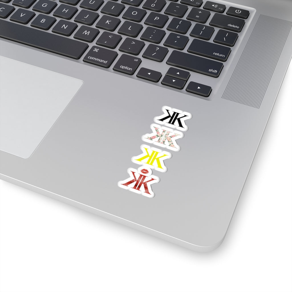 Sigil Collection Sticker Pack — Floral, Neon & Metallic Logo Decals for Laptops