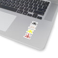 Sigil Collection Sticker Pack — Floral, Neon & Metallic Logo Decals for Laptops