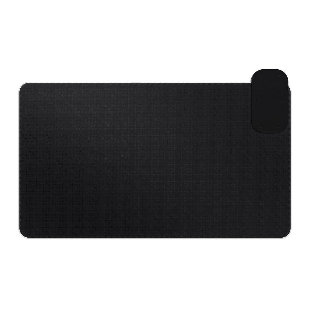 LED Wireless Charging Gaming Mouse Pad RED — Kairos Kosmos Logo Desk Mat