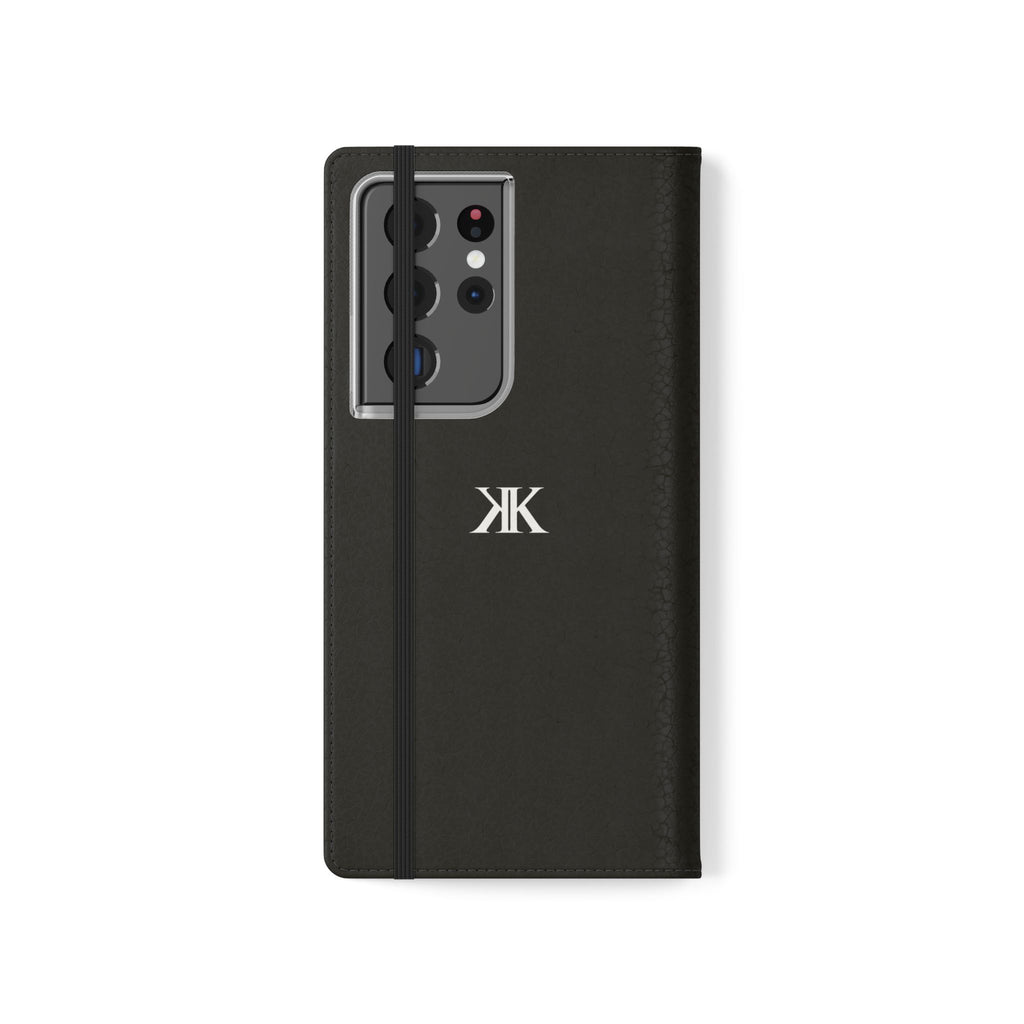 Kairos Kosmos Logo BLACK Flip Phone Case