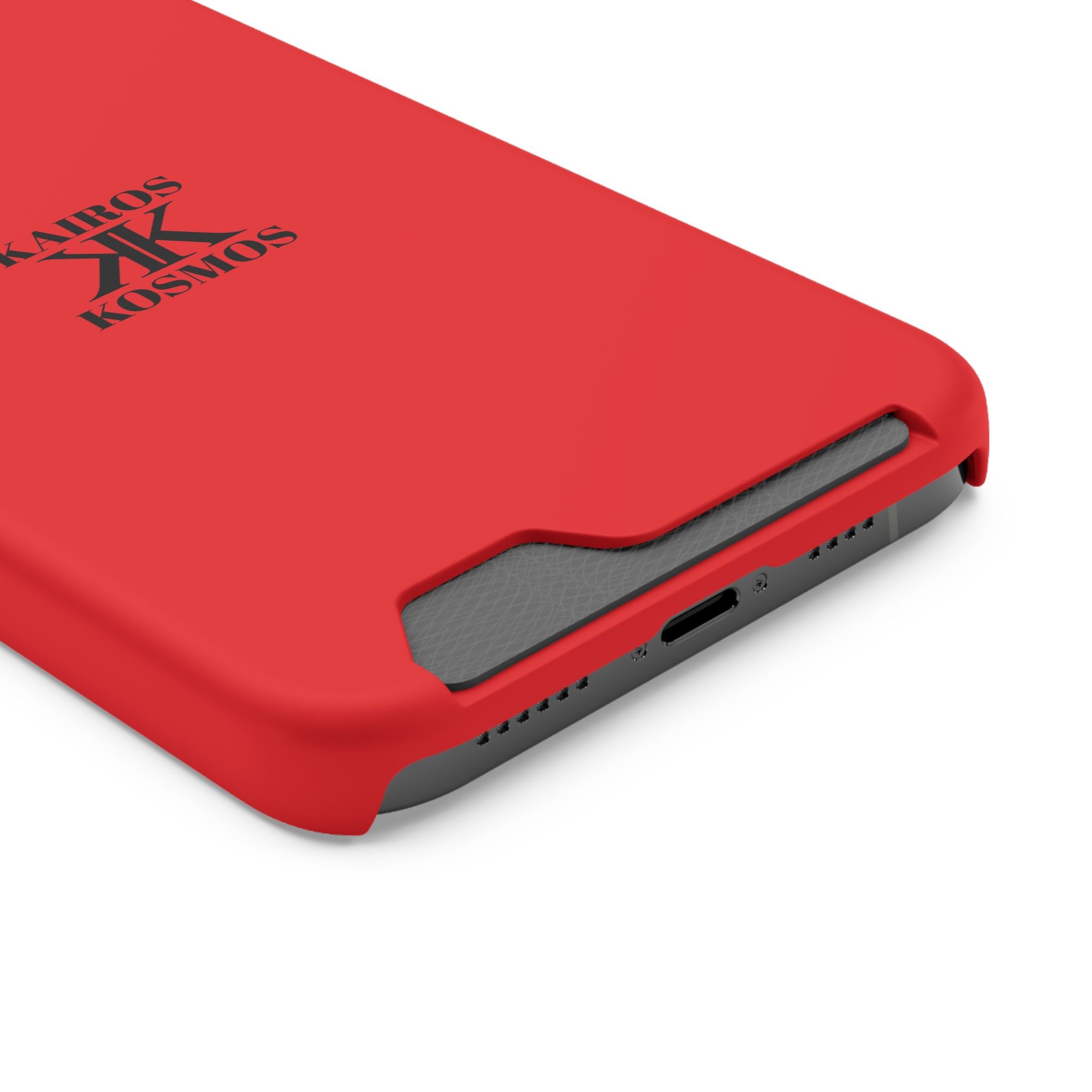 Kairos Kosmos RED Cardholder Phone Case — Slim Protective Wallet Case
