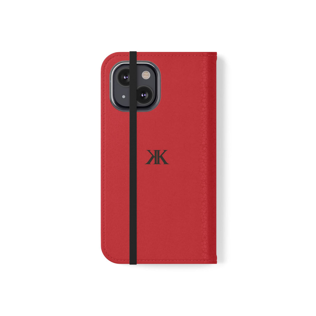 Kairos Kosmos Logo RED Flip Phone Case