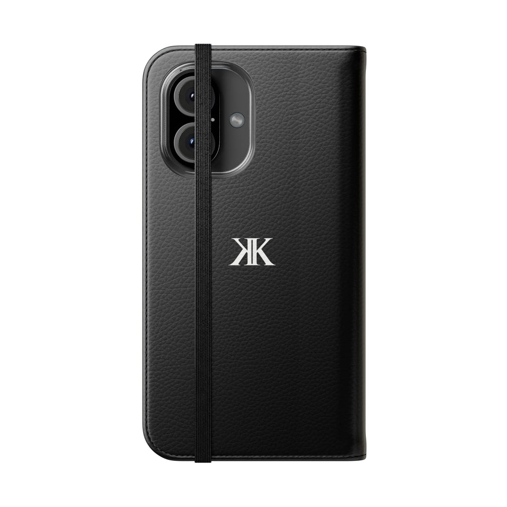 Kairos Kosmos Logo BLACK Flip Phone Case
