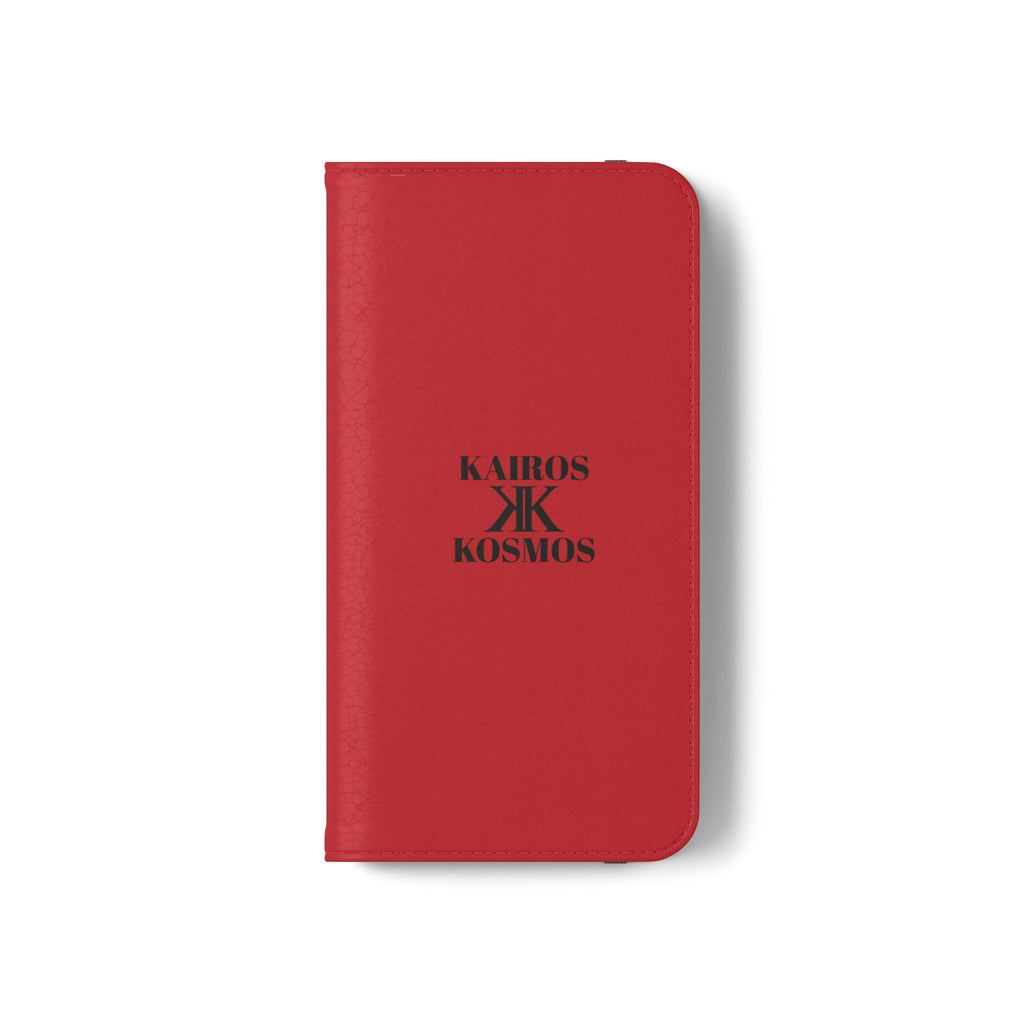 Kairos Kosmos Logo RED Flip Phone Case