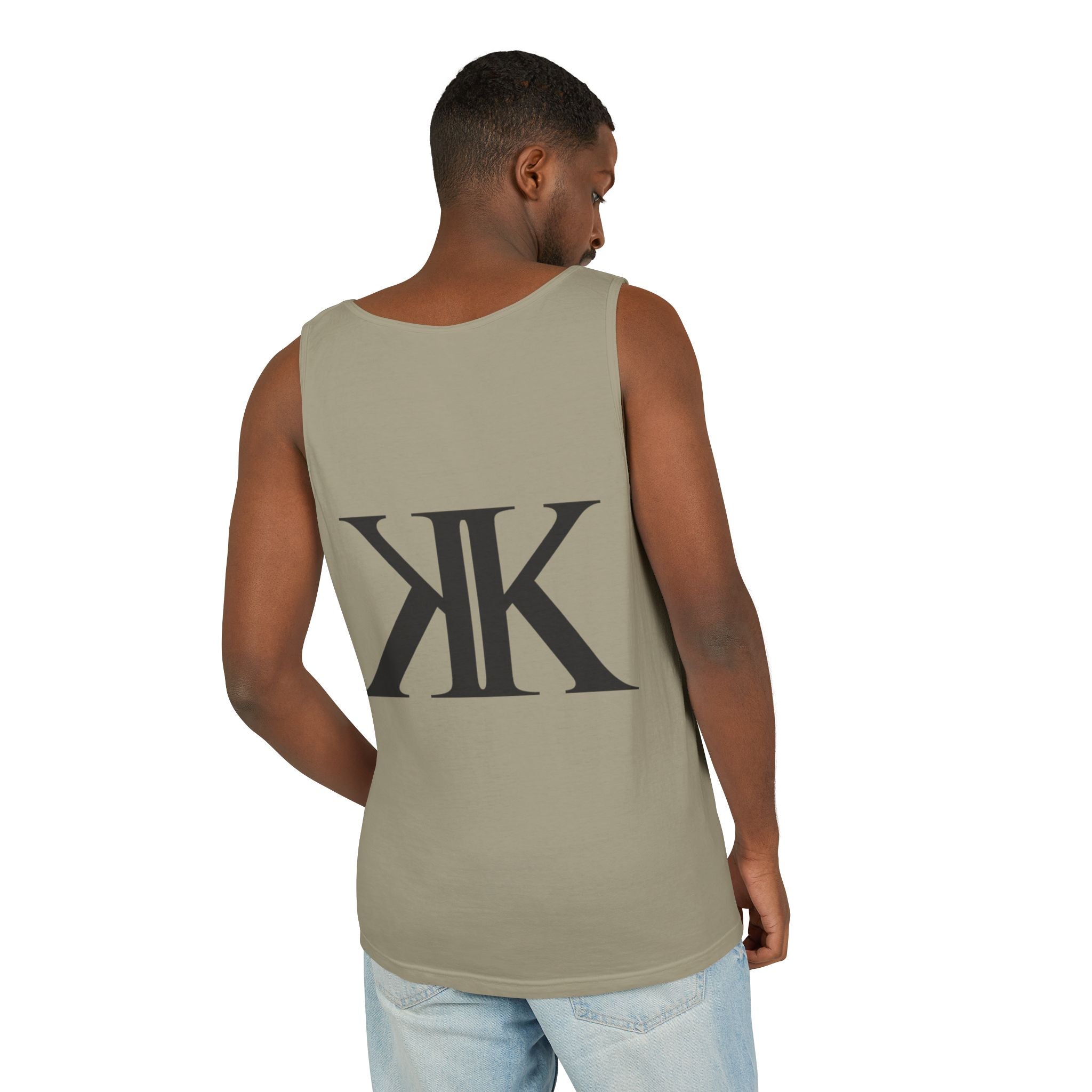 KK Monogram Tank Top — Minimalist Logo Graphic Tank