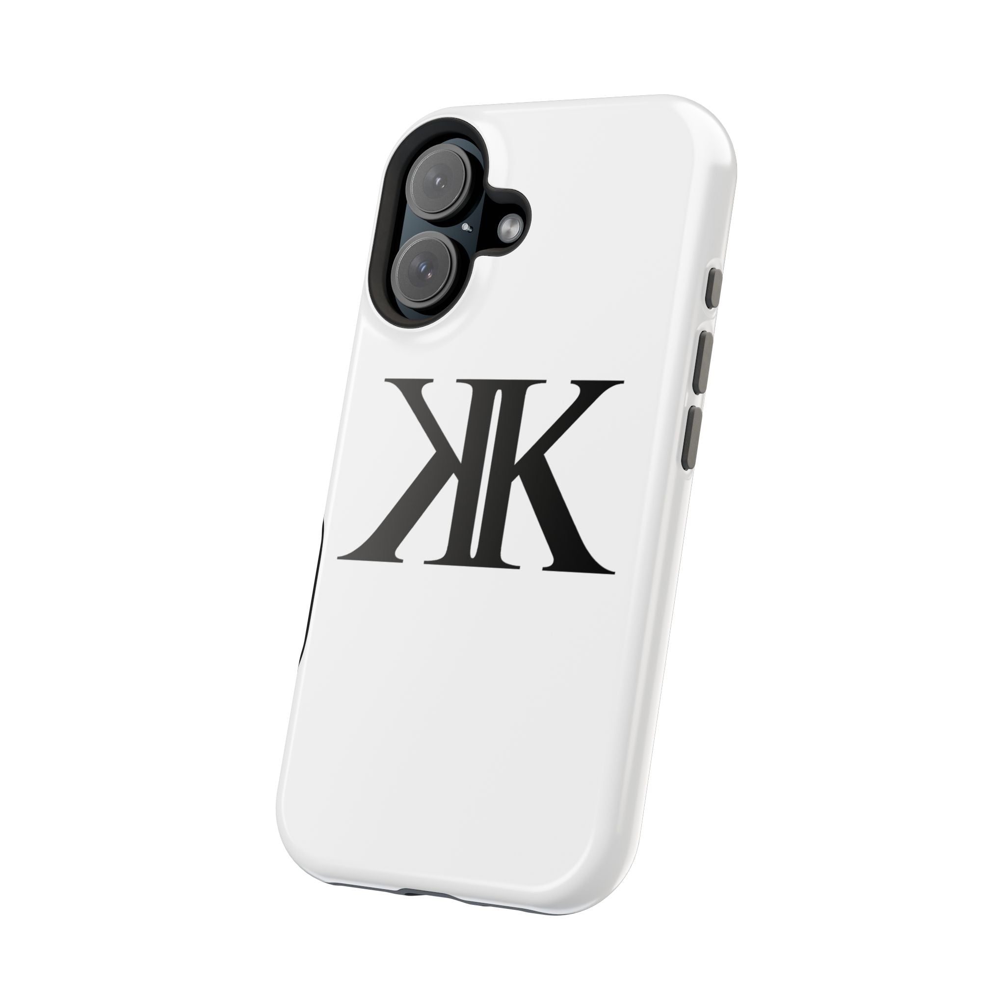 Magnetic Impact-Resistant Case with Bold KK Monogram