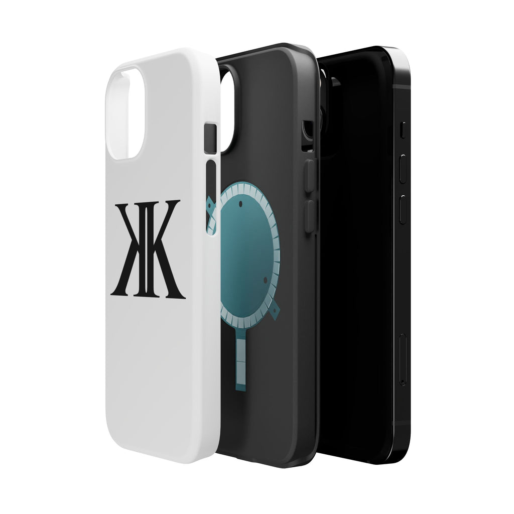 Magnetic Impact-Resistant Case with Bold KK Monogram