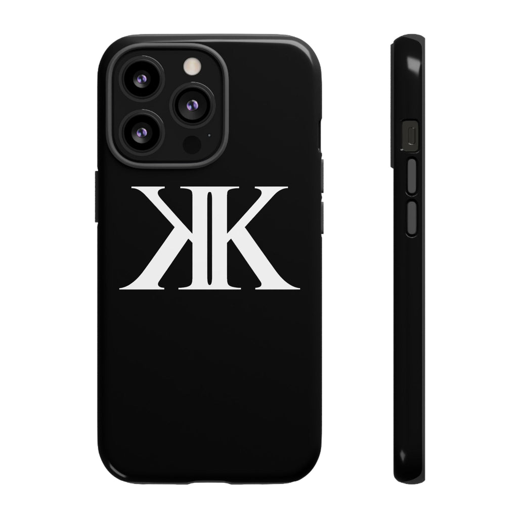 Monogram KK Phone Case BLACK — Tough Protective iPhone Cover