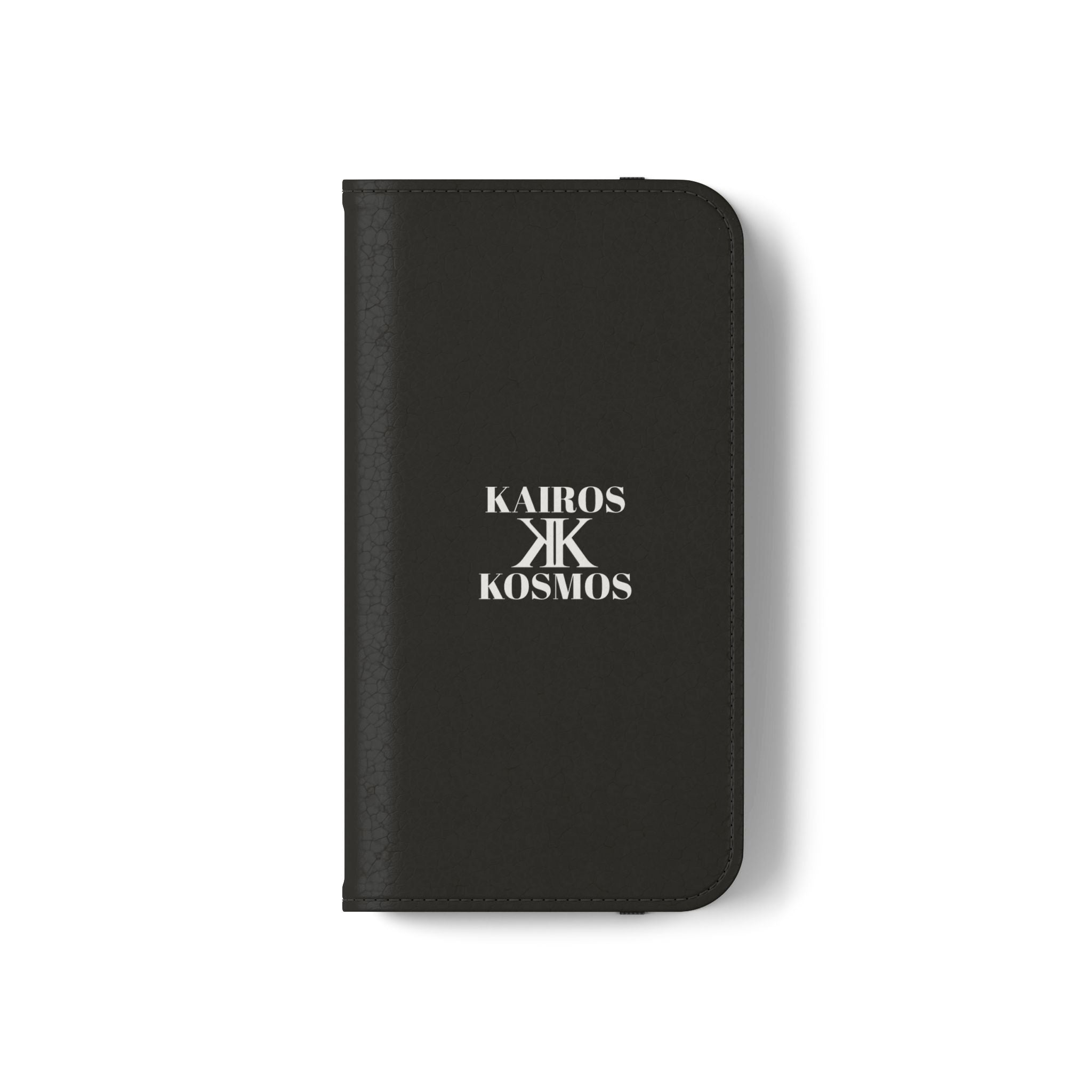 Kairos Kosmos Logo BLACK Flip Phone Case
